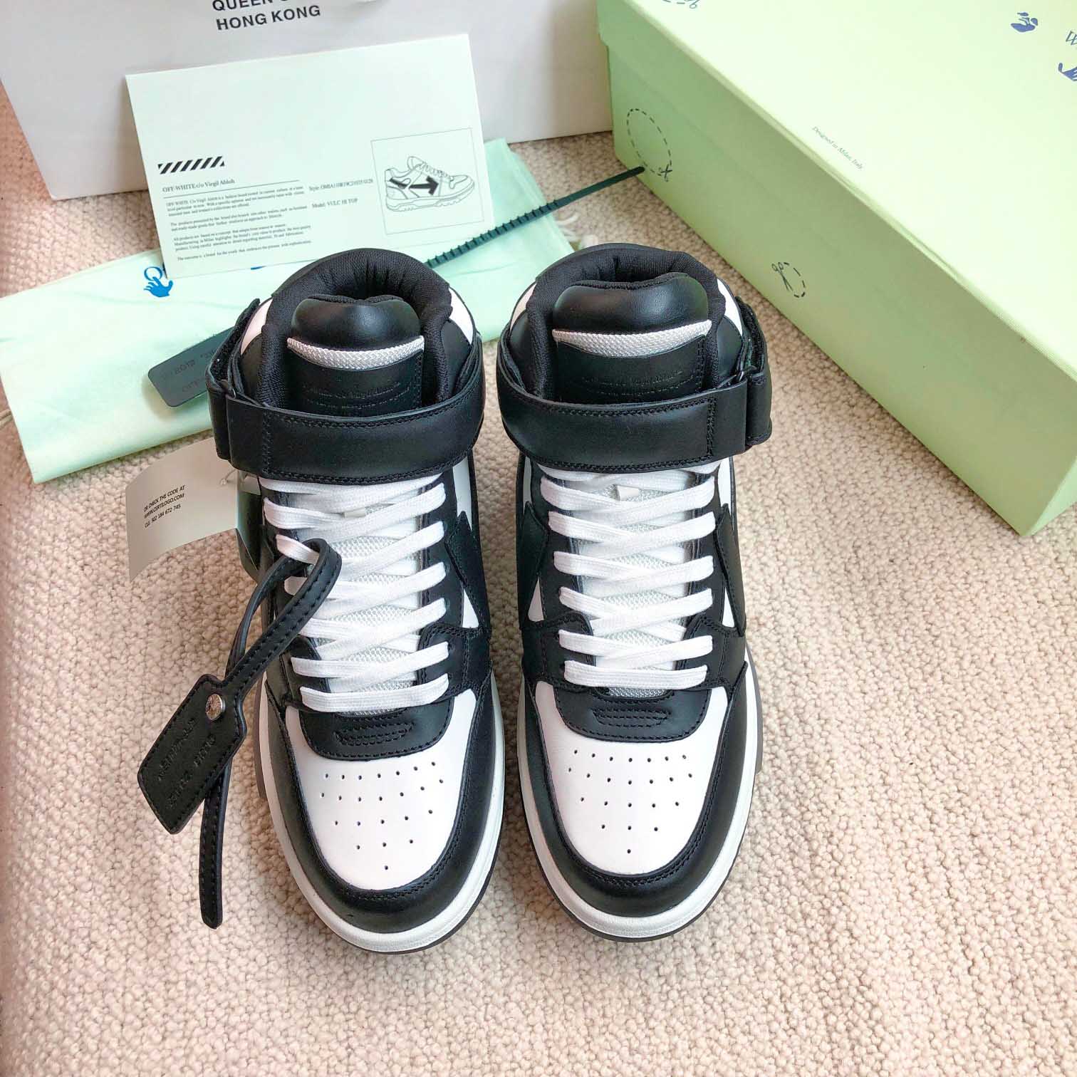 Off White Out Of Office Mid Top Sneaker - DesignerGu