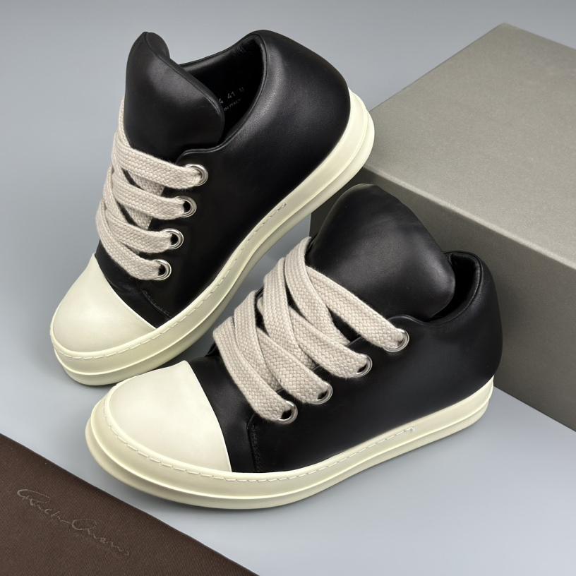 Rick Owens Lace-up Low-top Sneakers  - DesignerGu