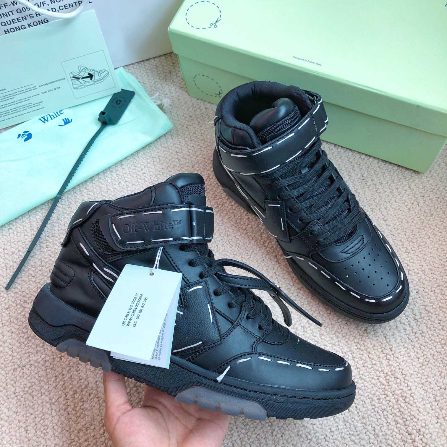 Off White Ooo Mid Sartorial Stitching - DesignerGu