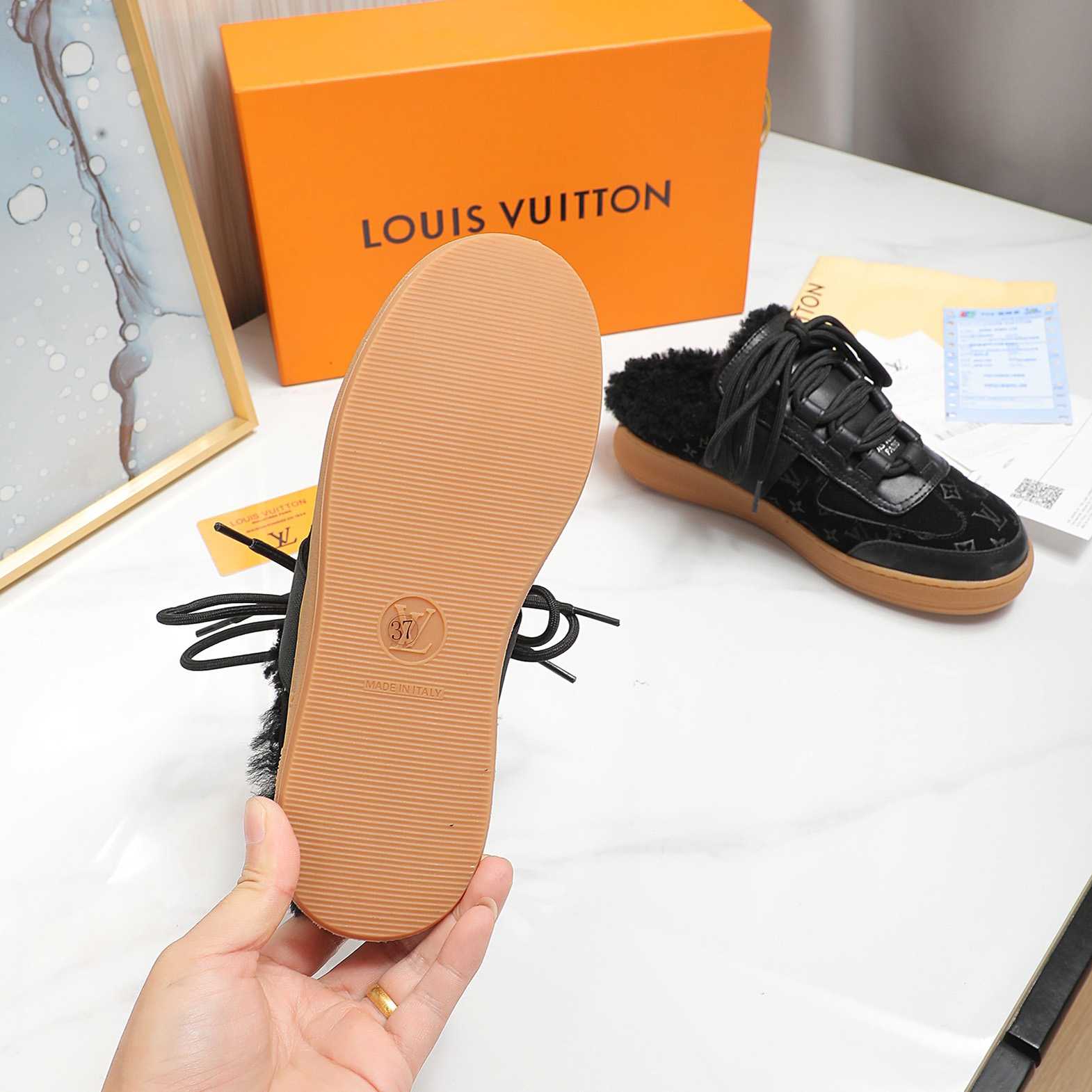 Louis Vuitton Lous Open Back Sneaker - DesignerGu