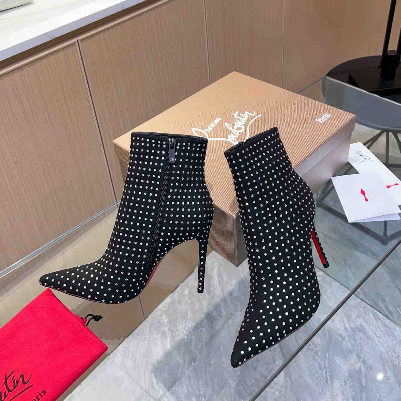 Christian Louboutin So Kate Booty Plume Boots 100 - DesignerGu