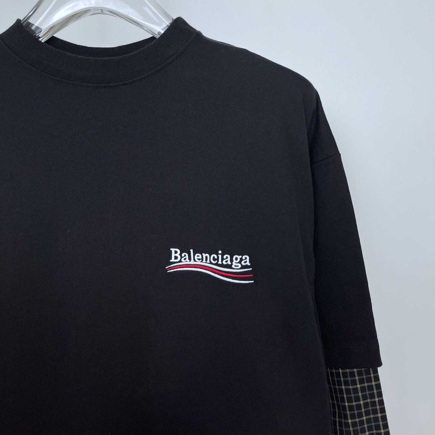 Balenciaga Political Campaign Layered T-shirt - DesignerGu