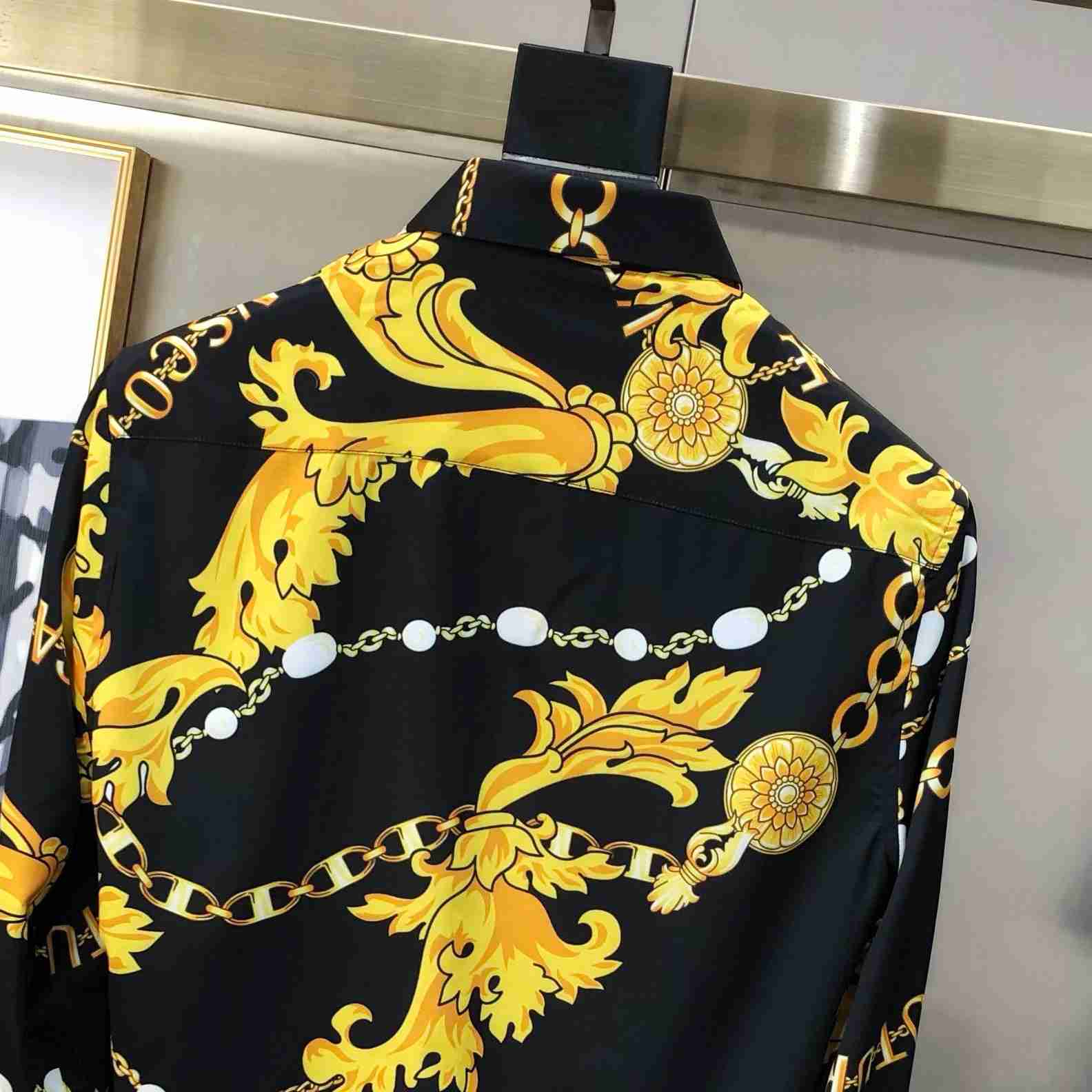 Versace Jeans Couture Chain Couture Long-sleeve Shirt - DesignerGu