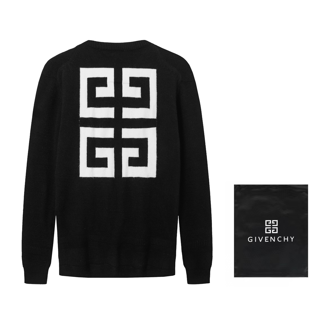 Givenchy 4G Knitted Cotton Crewneck  - DesignerGu