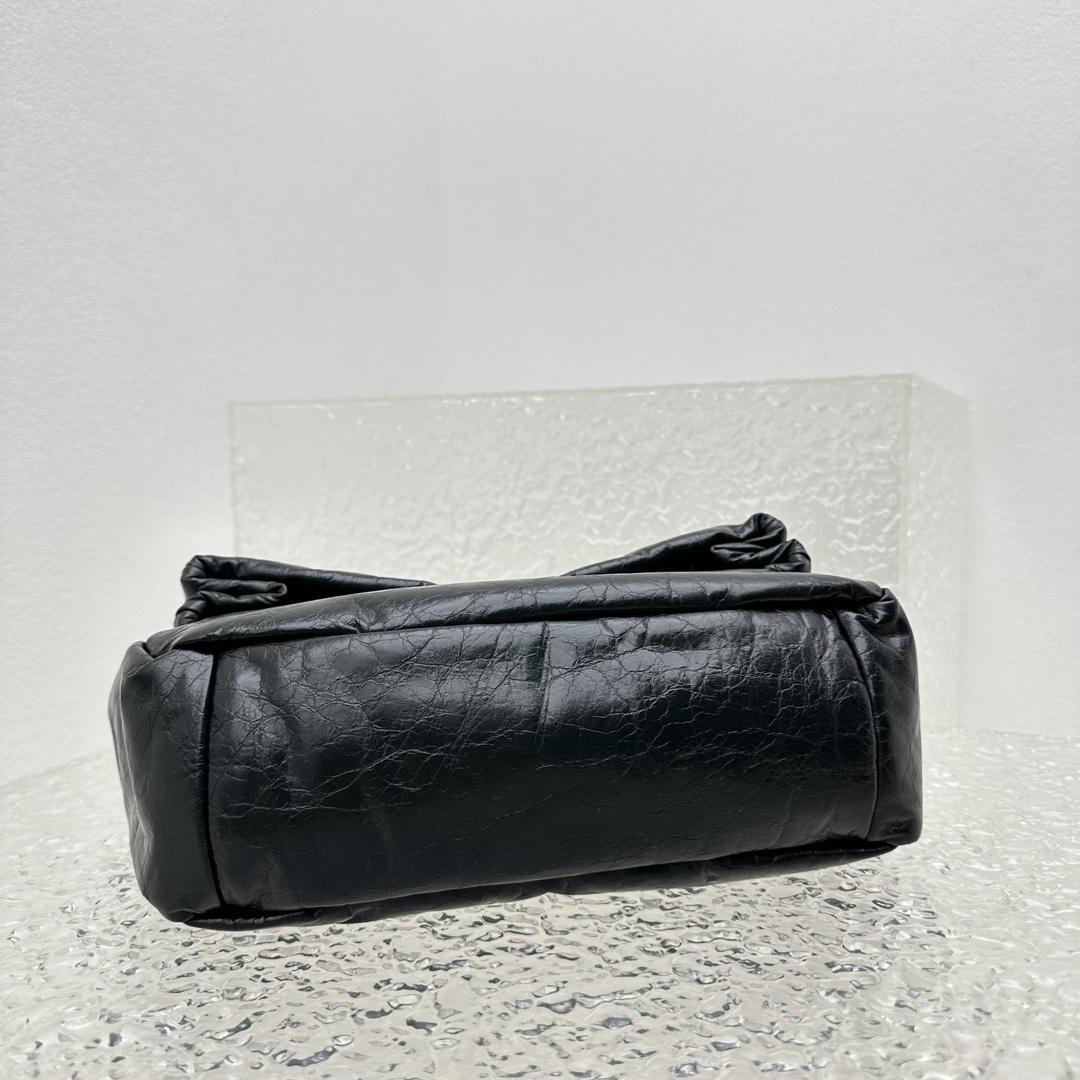 Balenciaga Monaco Small Chain Bag In Black - DesignerGu