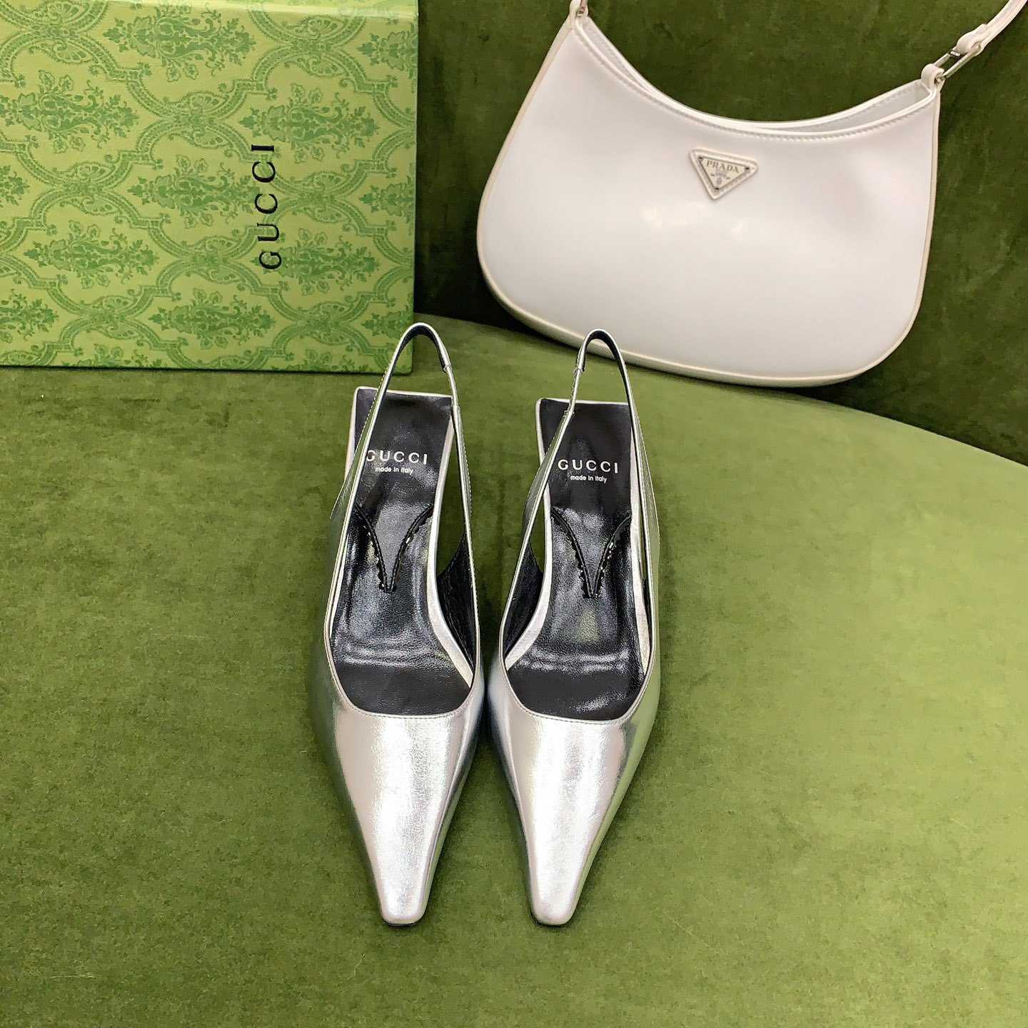 Gucci Women's Slingback Pump - DesignerGu