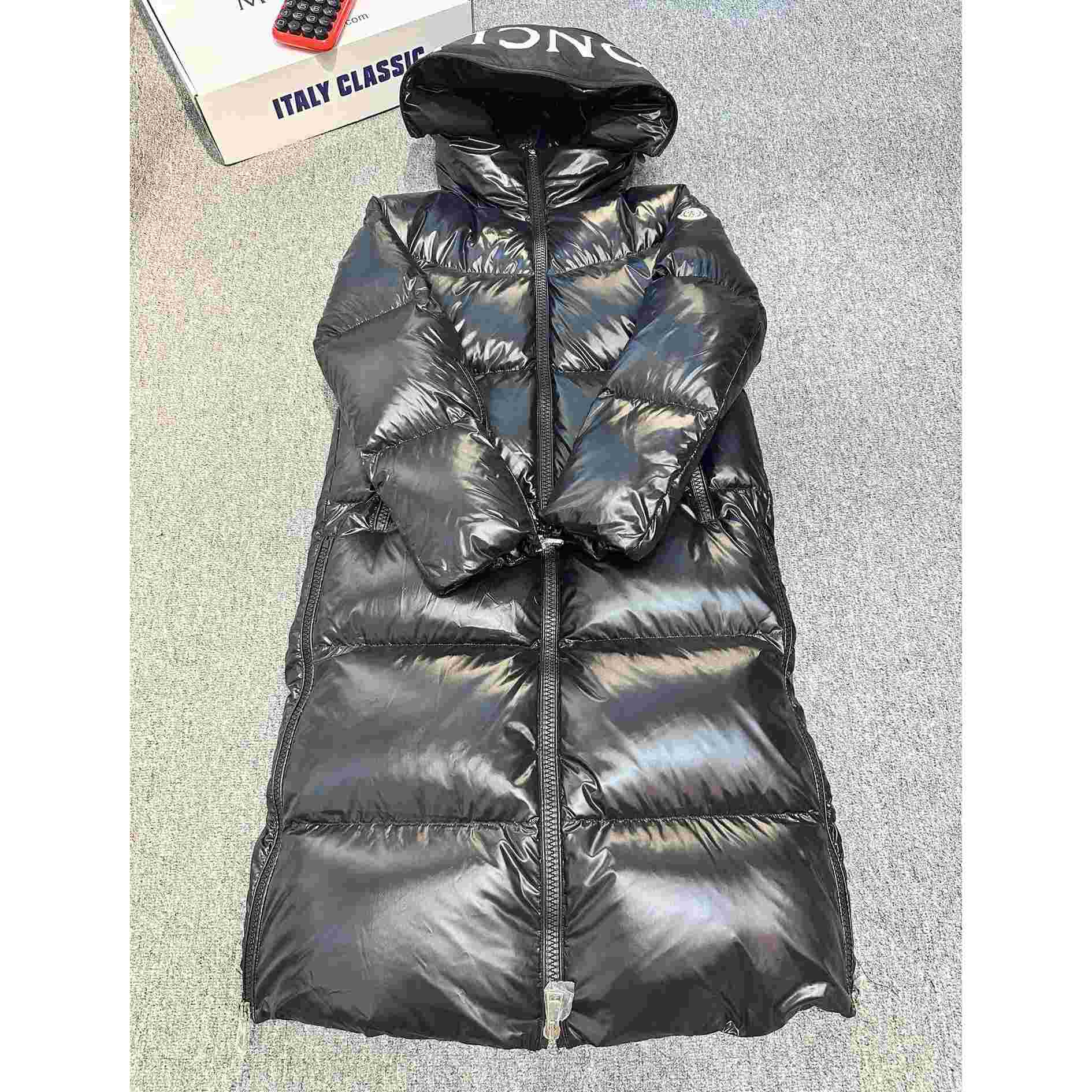 Moncler Huppelong Long Down Jacket - DesignerGu