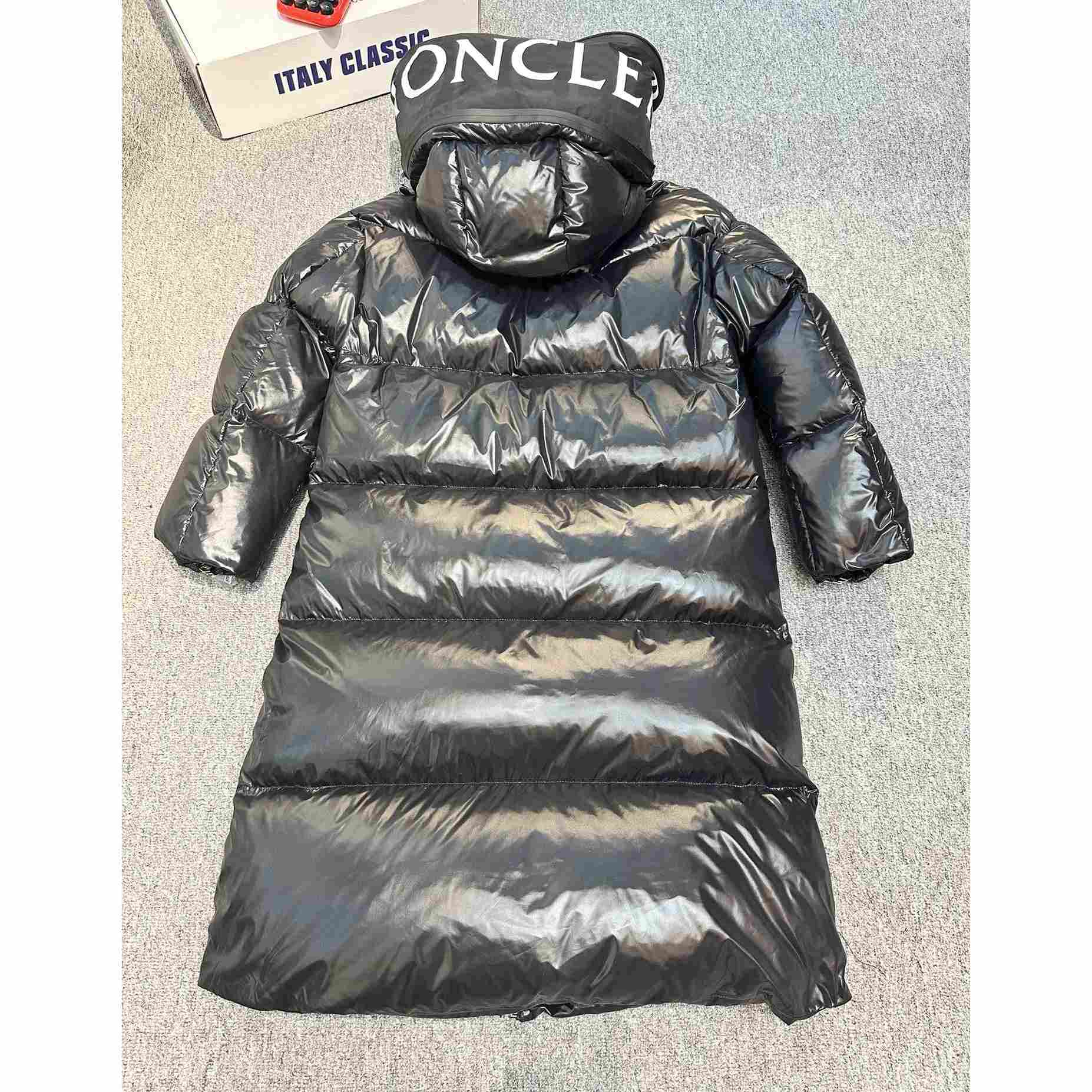 Moncler Huppelong Long Down Jacket - DesignerGu