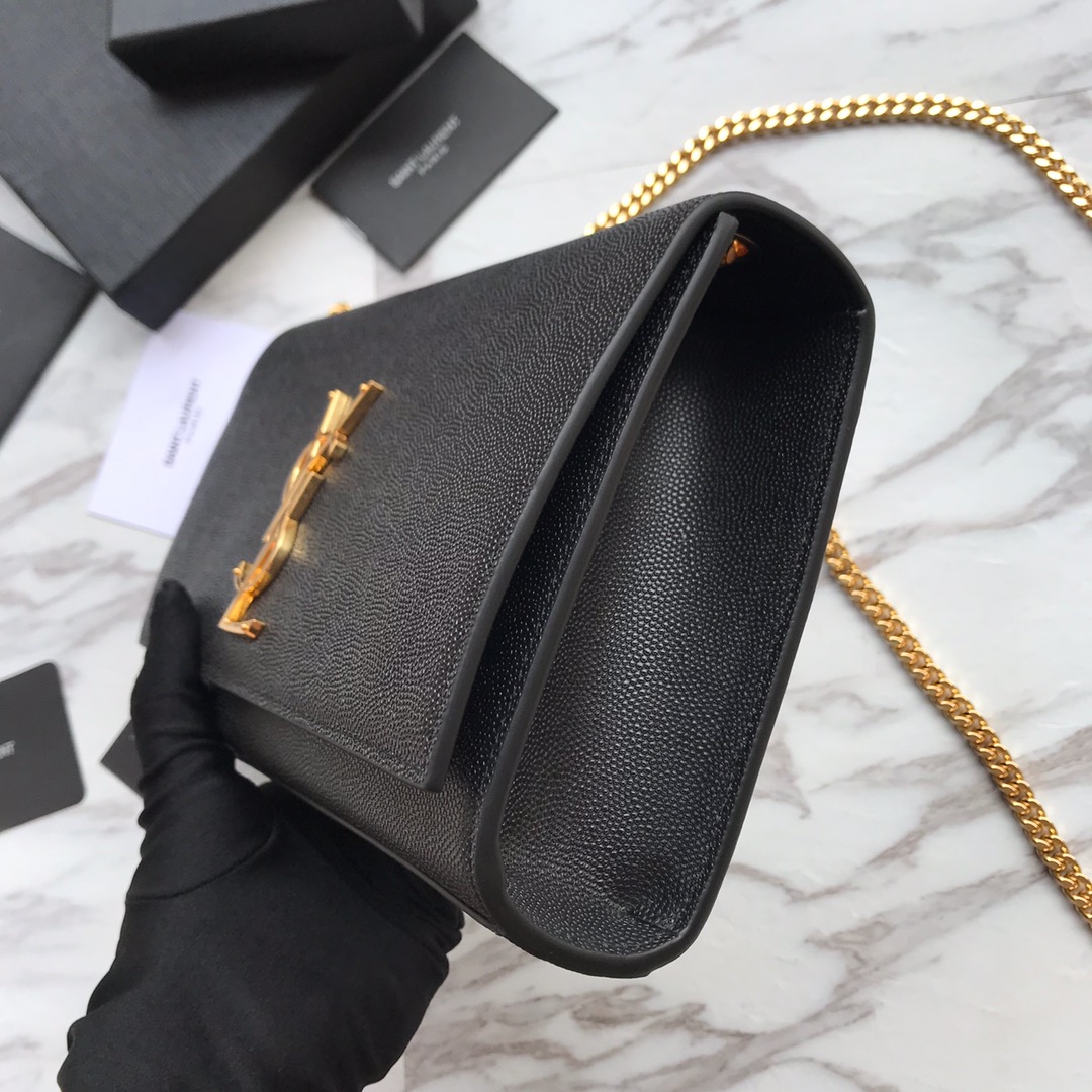 Saint Laurent Kate Medium Leather Shoulder Bag (24*14.5*5.5cm) - DesignerGu