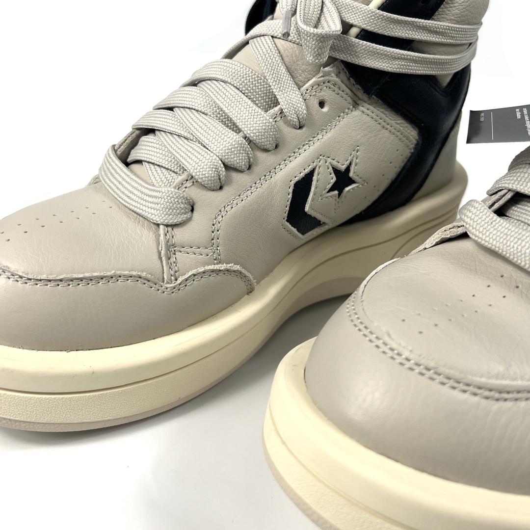 Rick Owens Drkshdw x Converse TurboWPN Leather Sneakers - DesignerGu