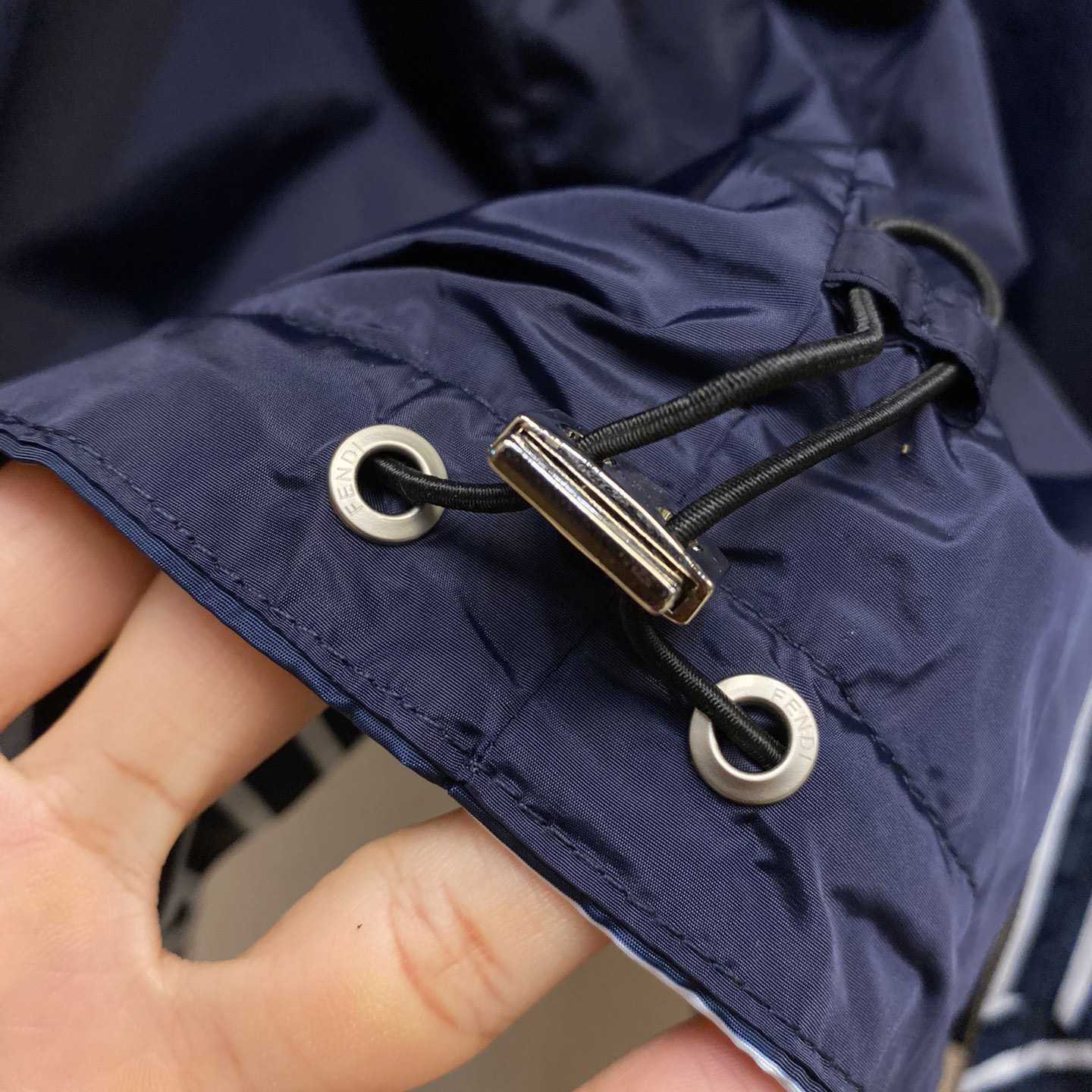 Fendi Blue Tech Fabric Jacket - DesignerGu