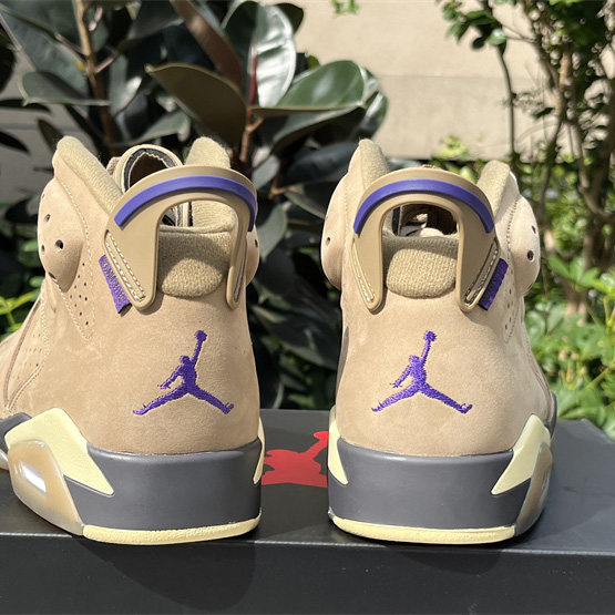 Air Jordan 6 Gore-Tex “Brown Kelp”  Sneaker               FD1643-300 - DesignerGu