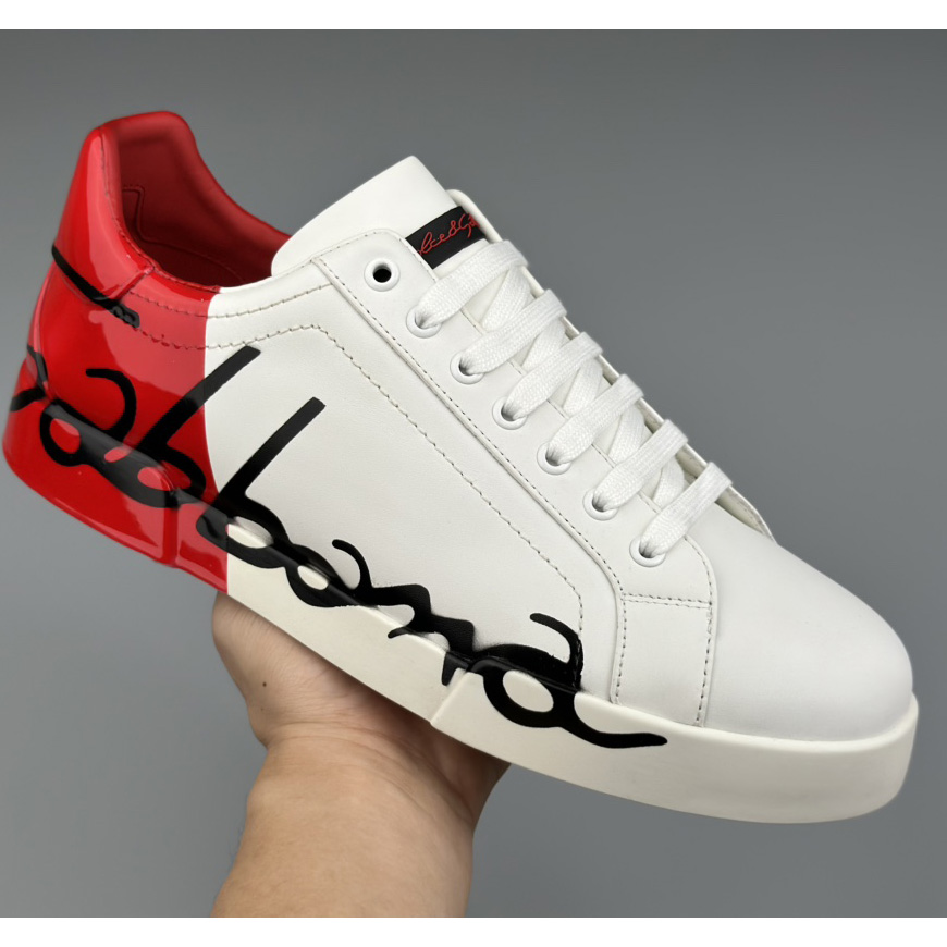 Dolce & Gabbana Leather Sneakers - DesignerGu