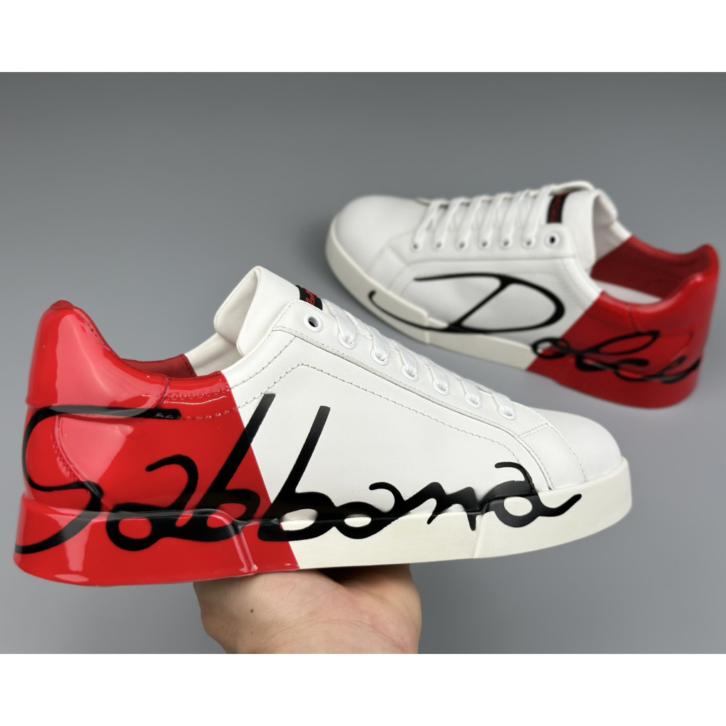 Dolce & Gabbana Leather Sneakers - DesignerGu