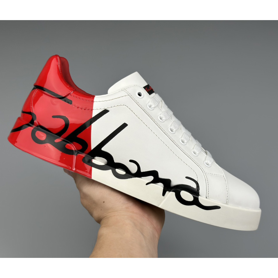 Dolce & Gabbana Leather Sneakers - DesignerGu