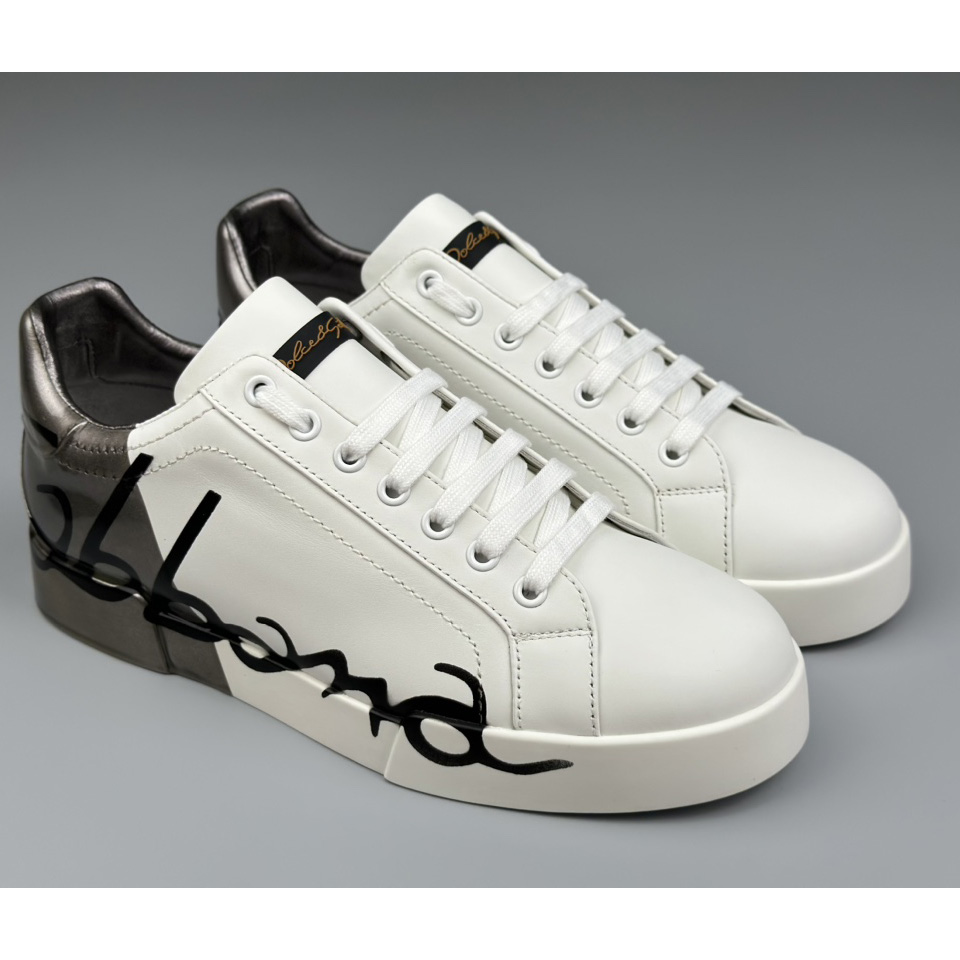 Dolce & Gabbana Leather Sneakers - DesignerGu