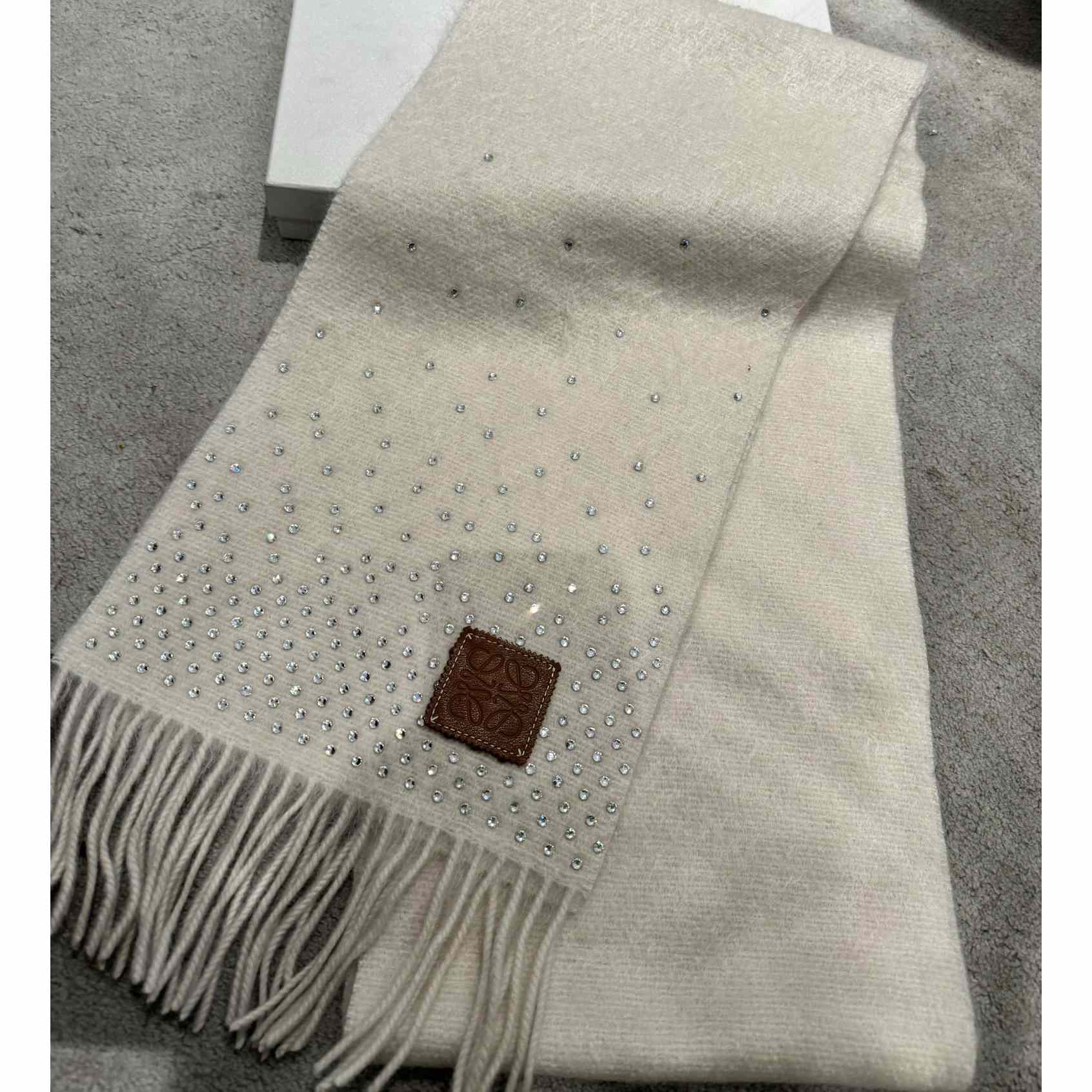 Loewe Scarf In Mohair And Wool - DesignerGu