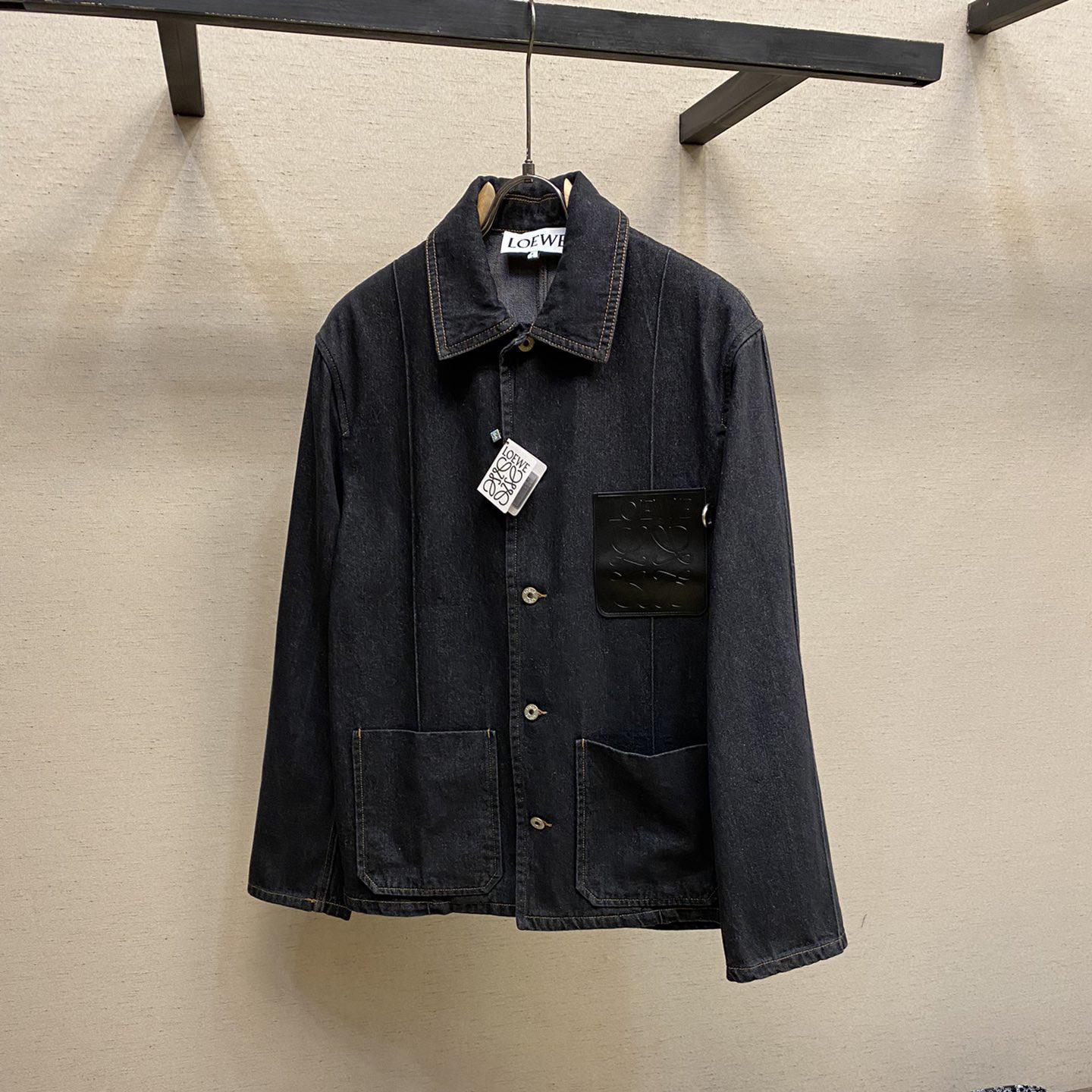 Loewe Workwear Jacket In Denim - DesignerGu