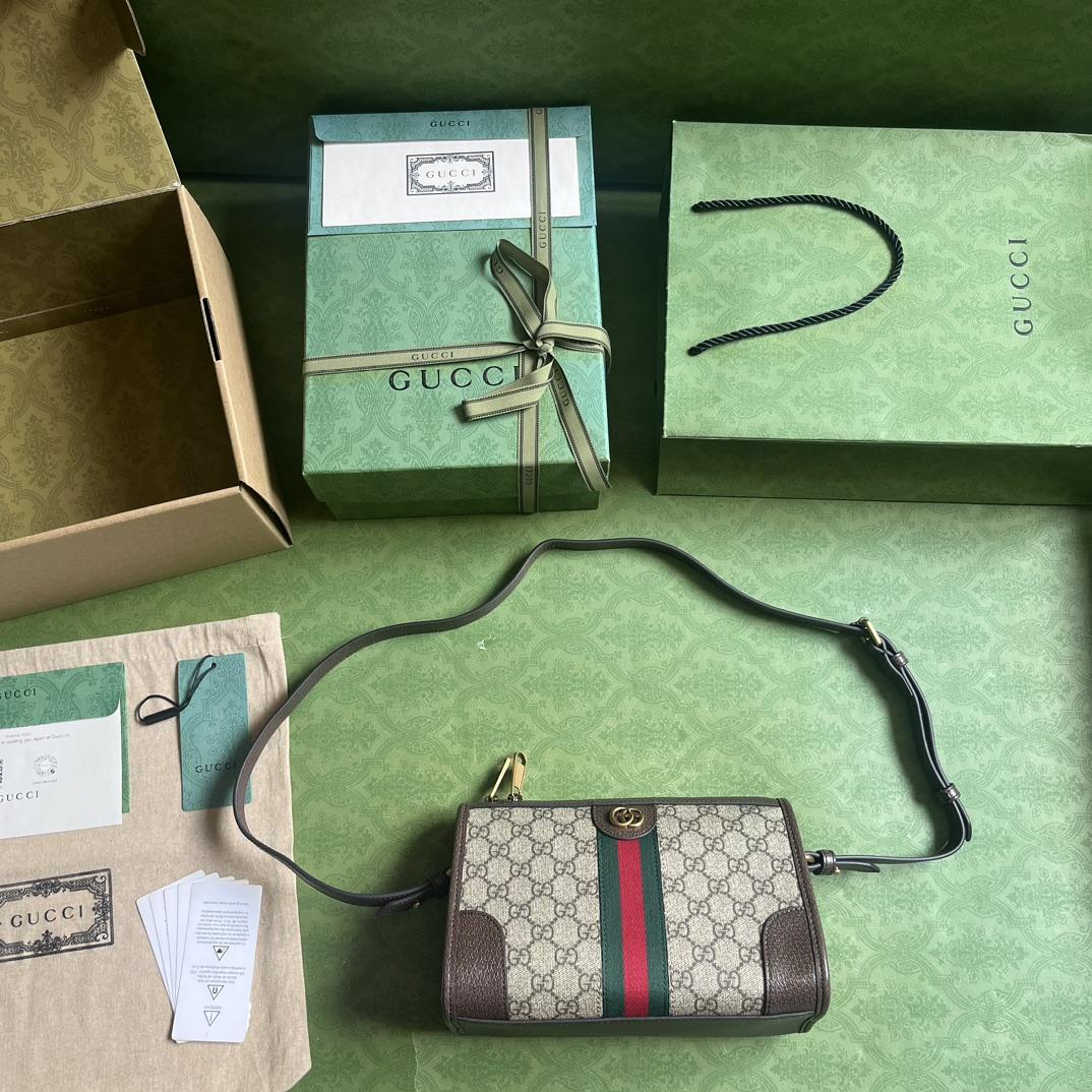 Gucci Ophidia GG Messenger Bag - DesignerGu