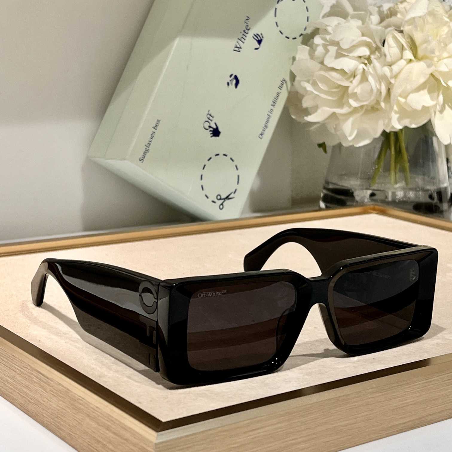 Off White Milano Square-Frame Acetate Sunglasses    OERI097 - DesignerGu