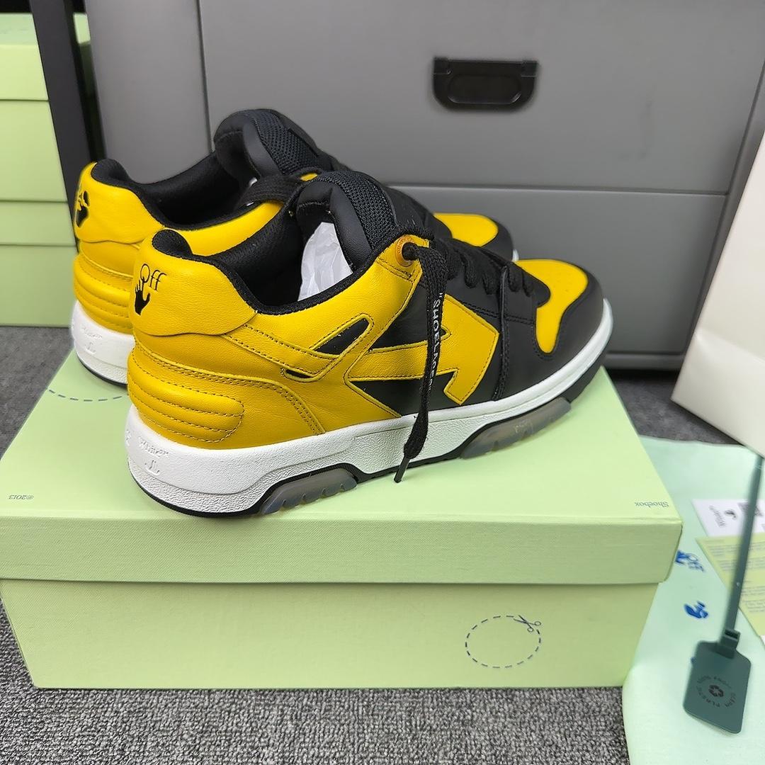 Off White c/o Virgil Abloh Men's Yellow Out Of Office - DesignerGu