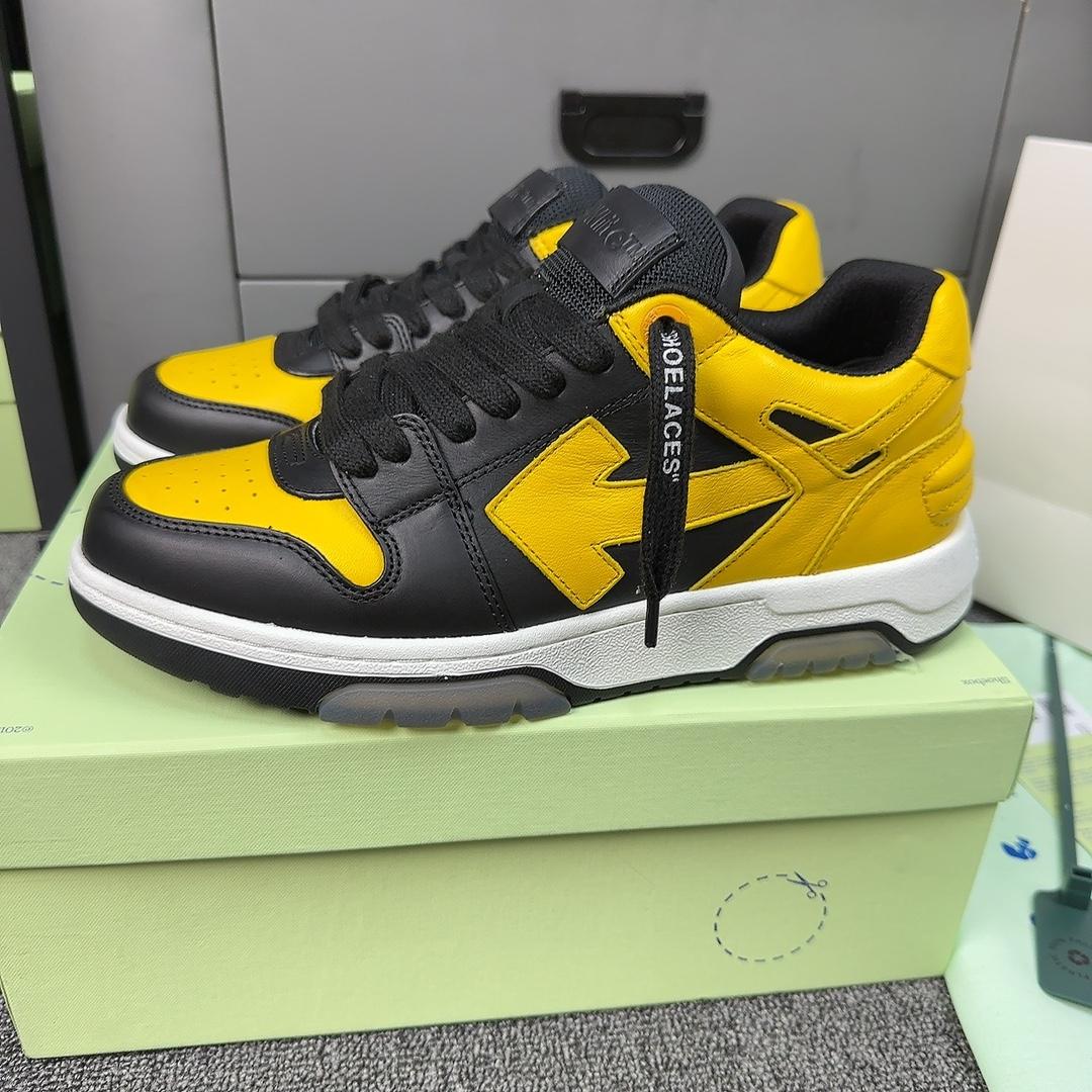 Off White c/o Virgil Abloh Men's Yellow Out Of Office - DesignerGu