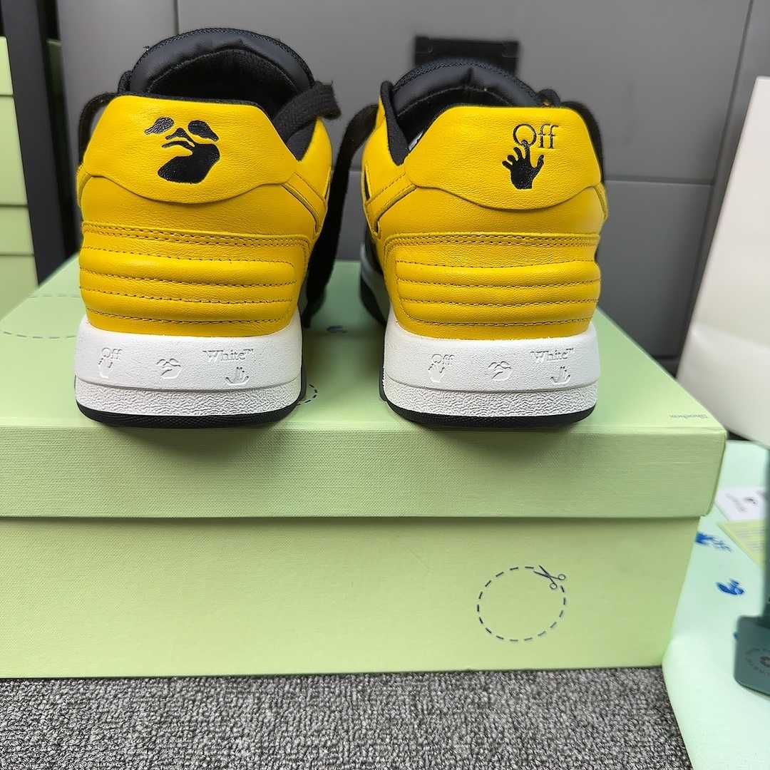 Off White c/o Virgil Abloh Men's Yellow Out Of Office - DesignerGu