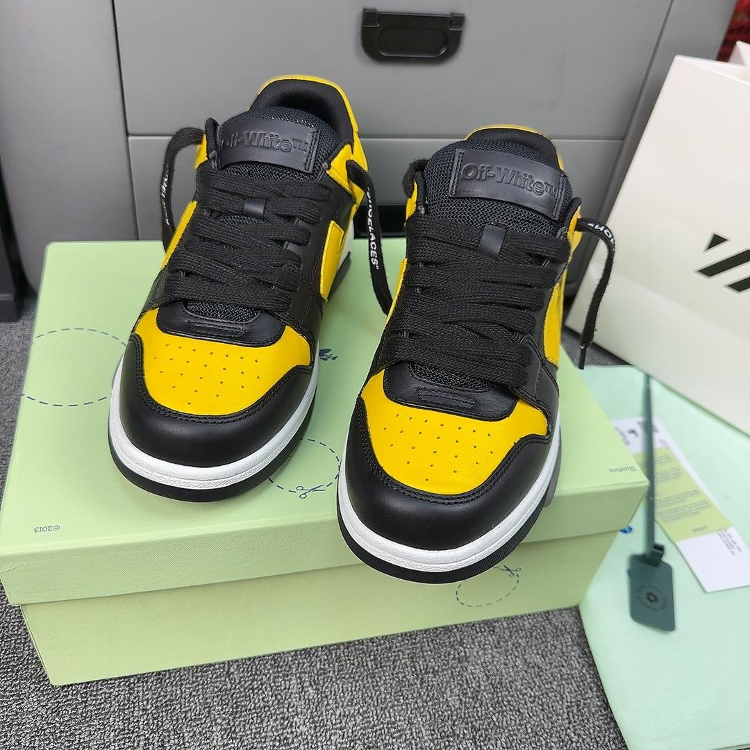 Off White c/o Virgil Abloh Men's Yellow Out Of Office - DesignerGu