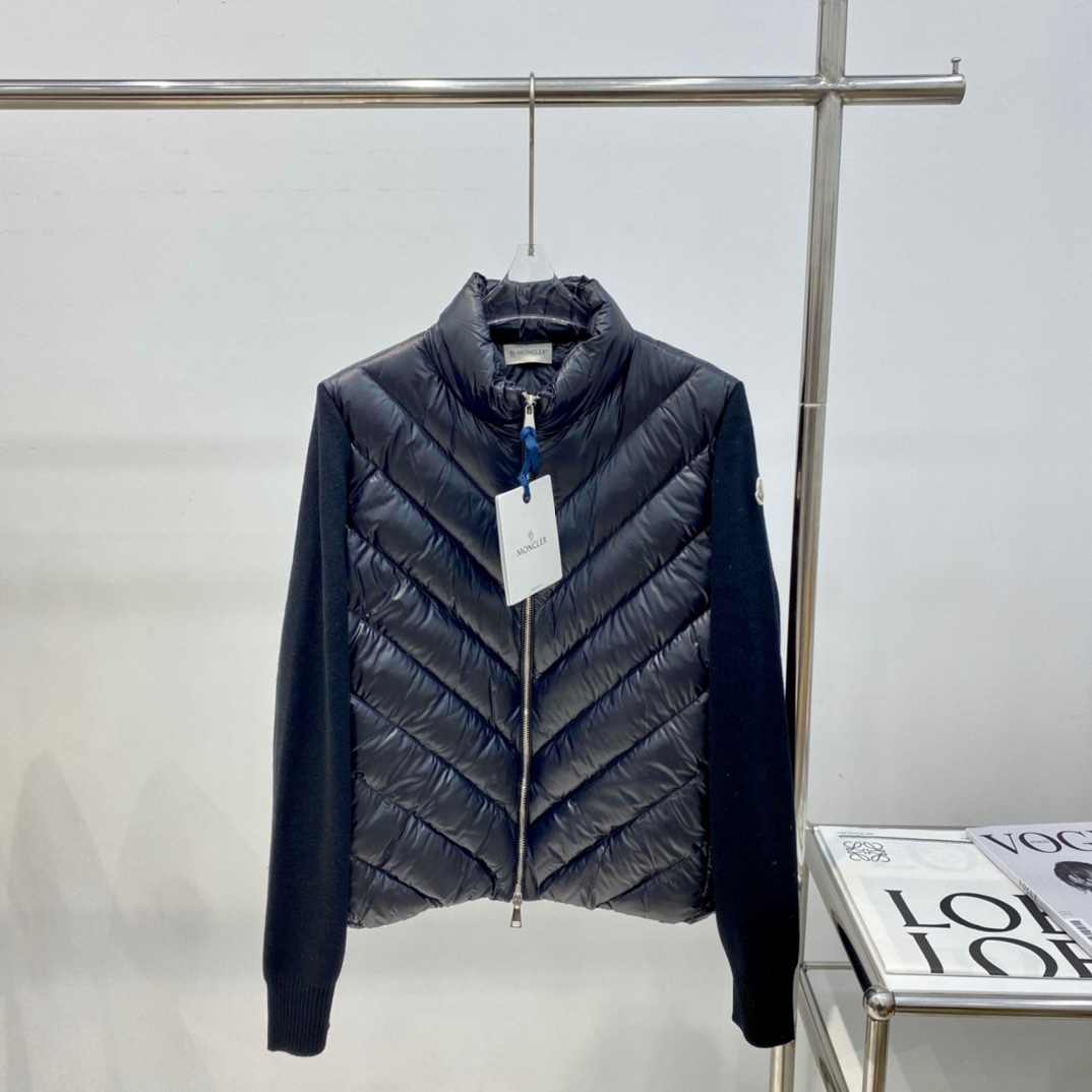 Moncler Panelled Puffer Jacket - DesignerGu