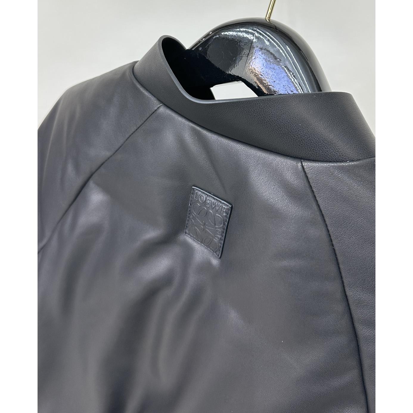 Loewe Padded Bomber Jacket In Nappa Lambskin - DesignerGu