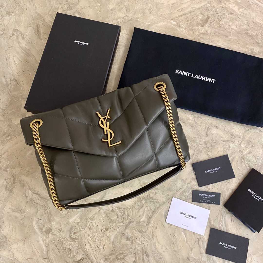 Saint Laurent Puffer Small In Nappa Leather (29x17x11cm) - DesignerGu