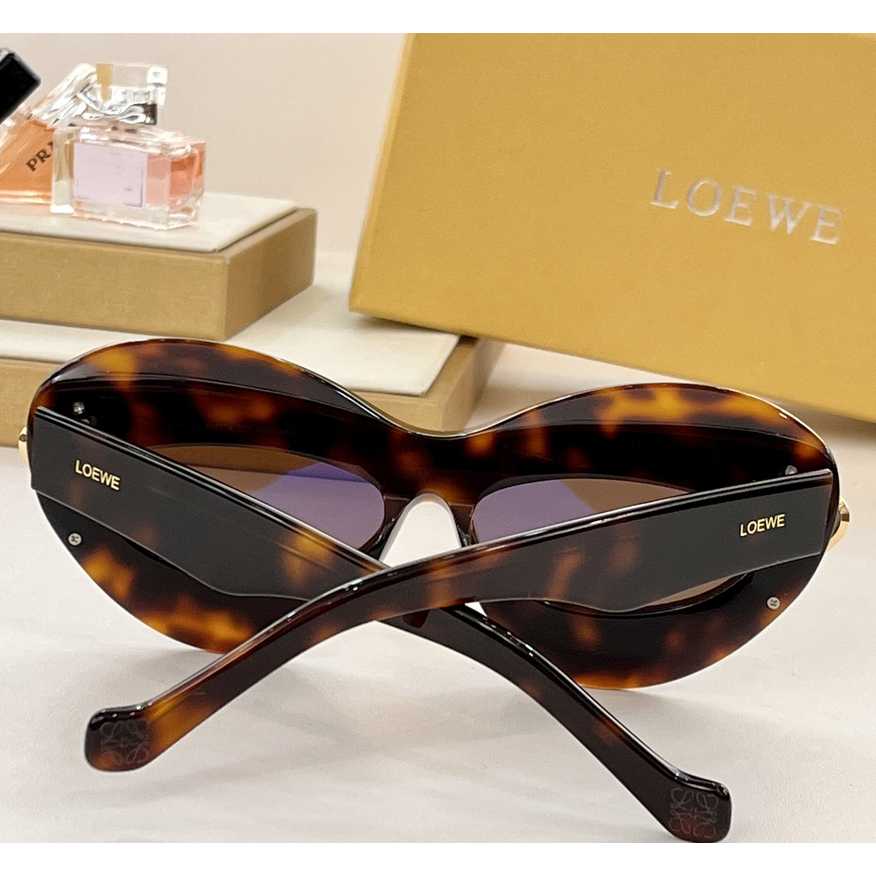 Loewe Cateye Double Frame Sunglasses In Acetate And Metal - DesignerGu