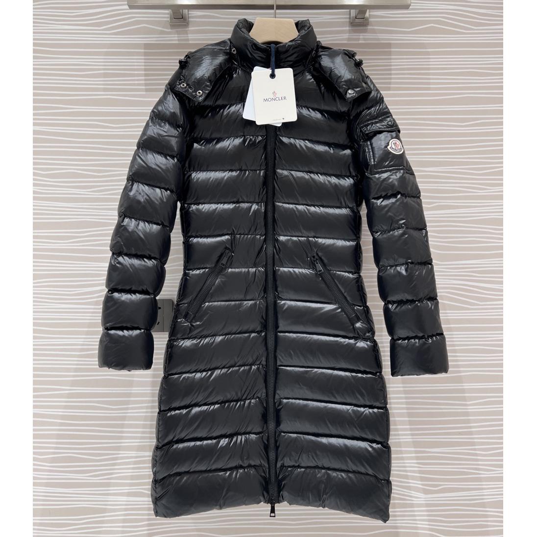 Moncler Moka Long Down Jacket - DesignerGu