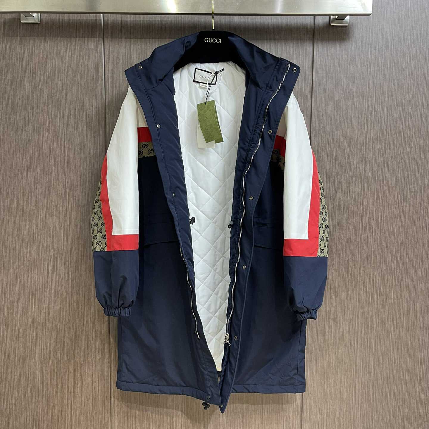 Gucci Matt Fabric Coat - DesignerGu