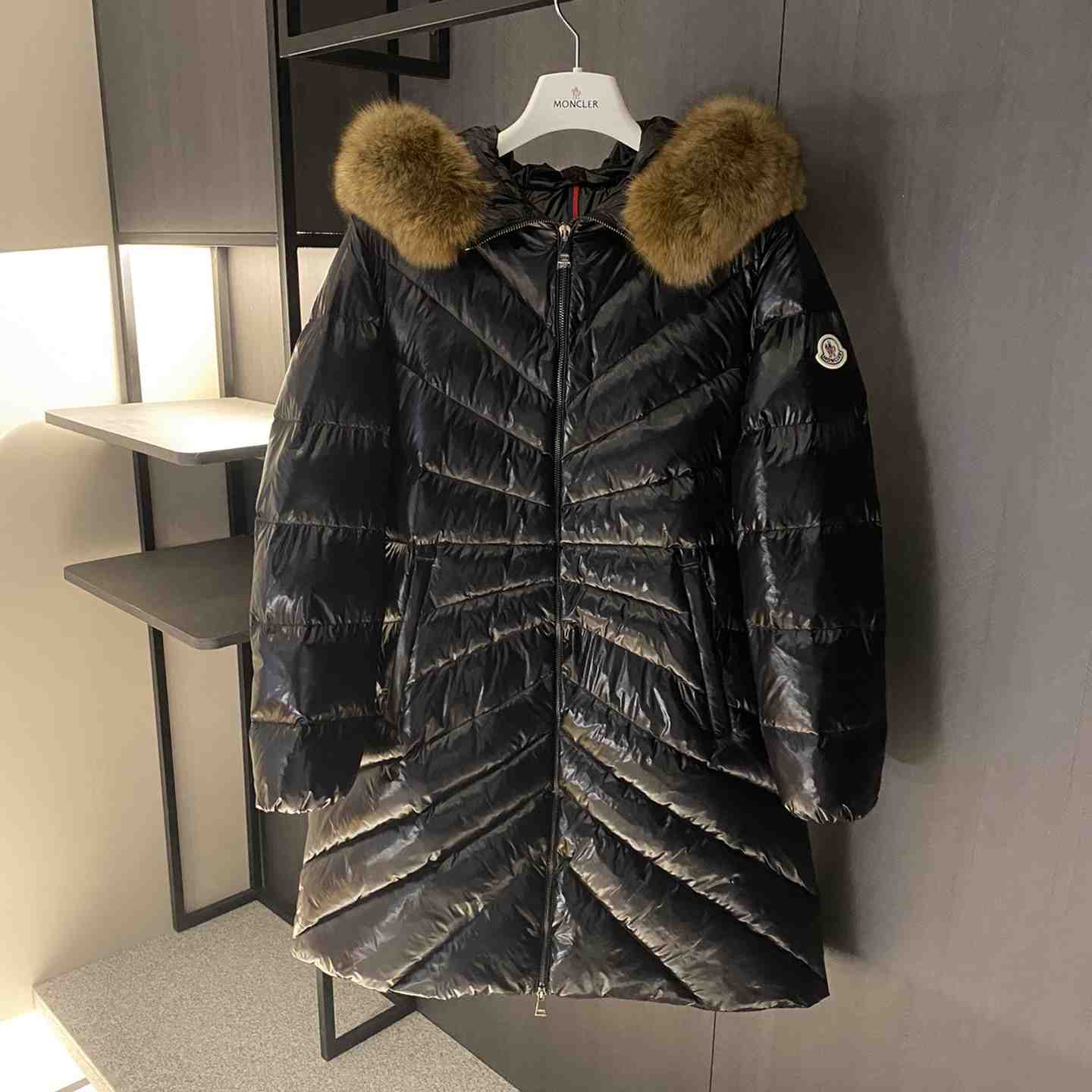 Moncler Chandre Long Down Jacket - DesignerGu