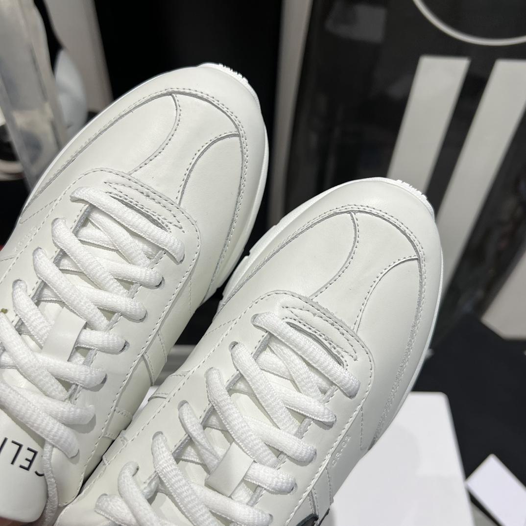 Celine Runner CR-02 Low Lace-up Sneaker In Calfskin - DesignerGu