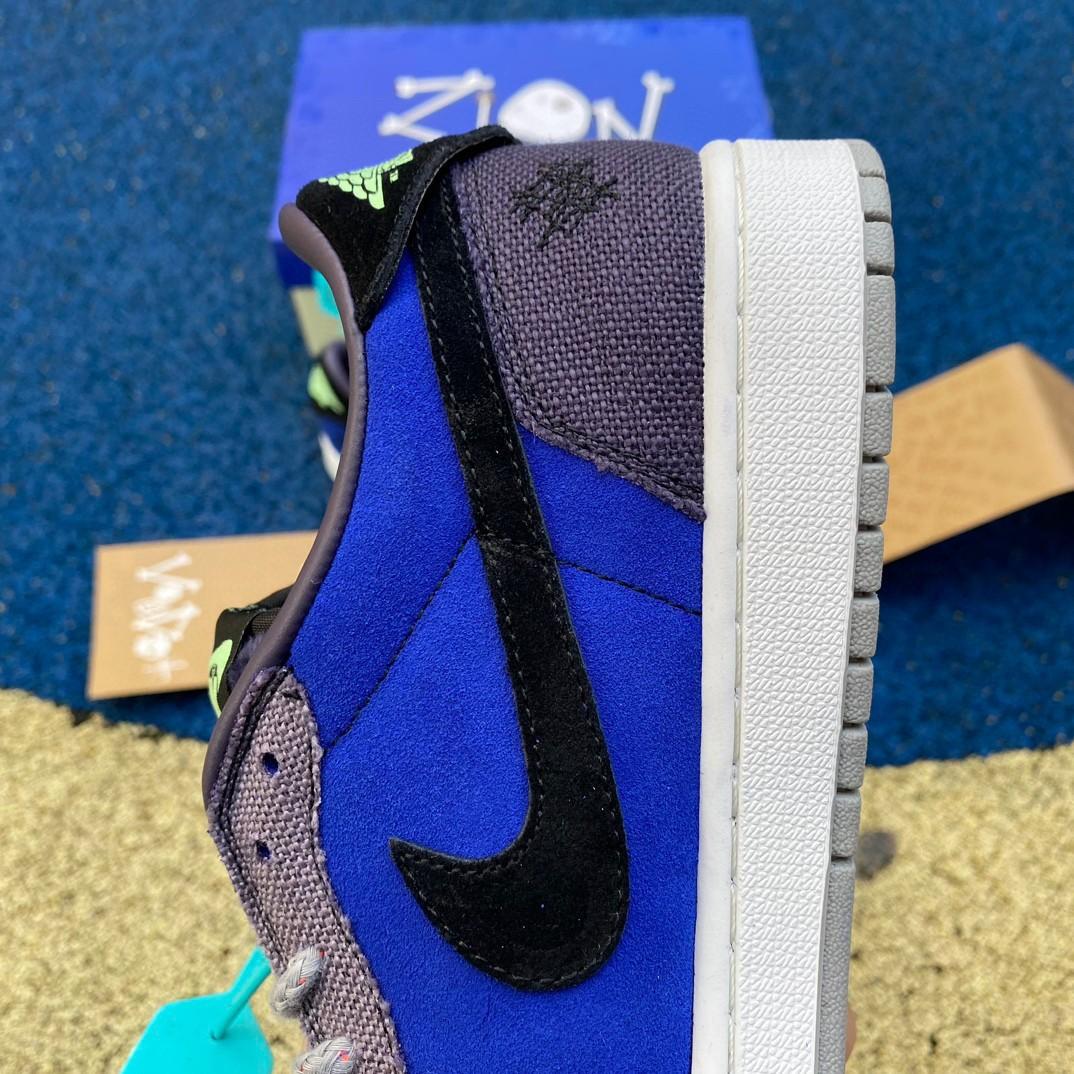 Zion Williamson x Jordan Air Jordan 1 Low Sneaker    dz7292-202 - DesignerGu