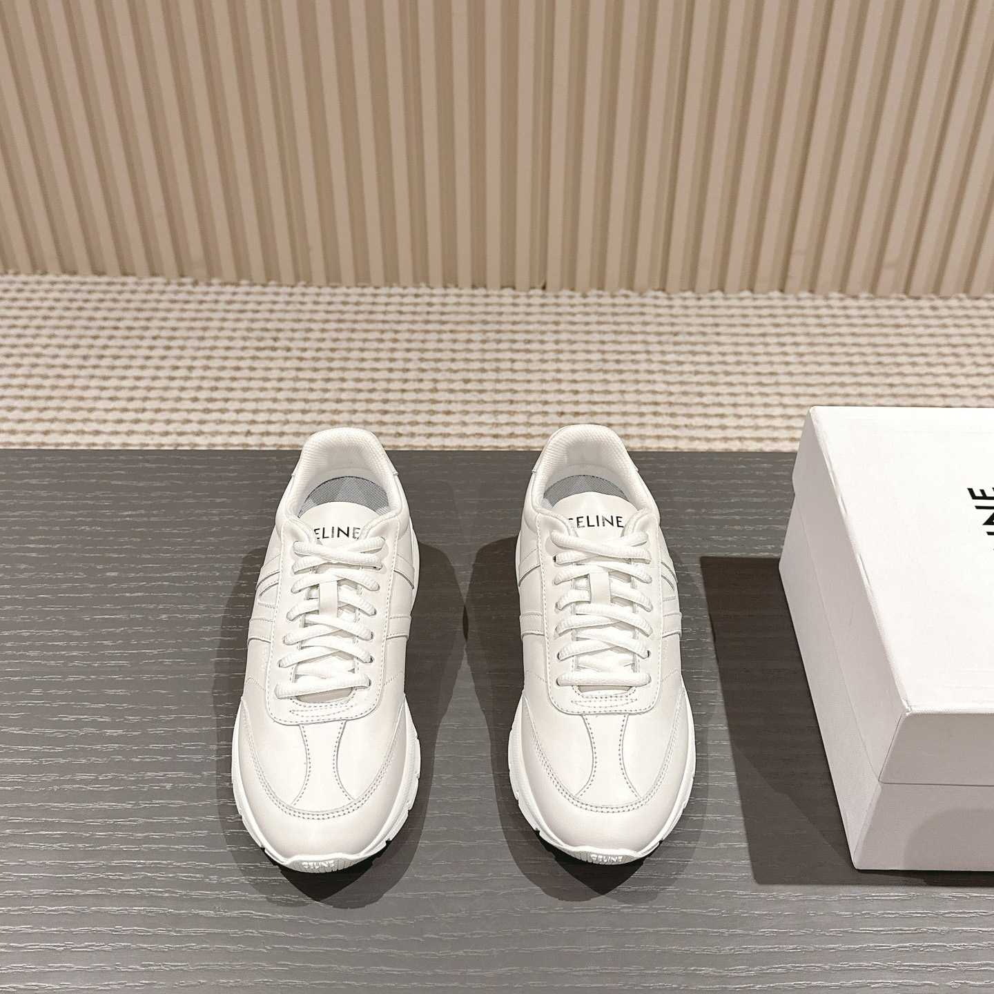 Celine Runner CR-01 Low Lace-up Sneaker In Calfskin - DesignerGu