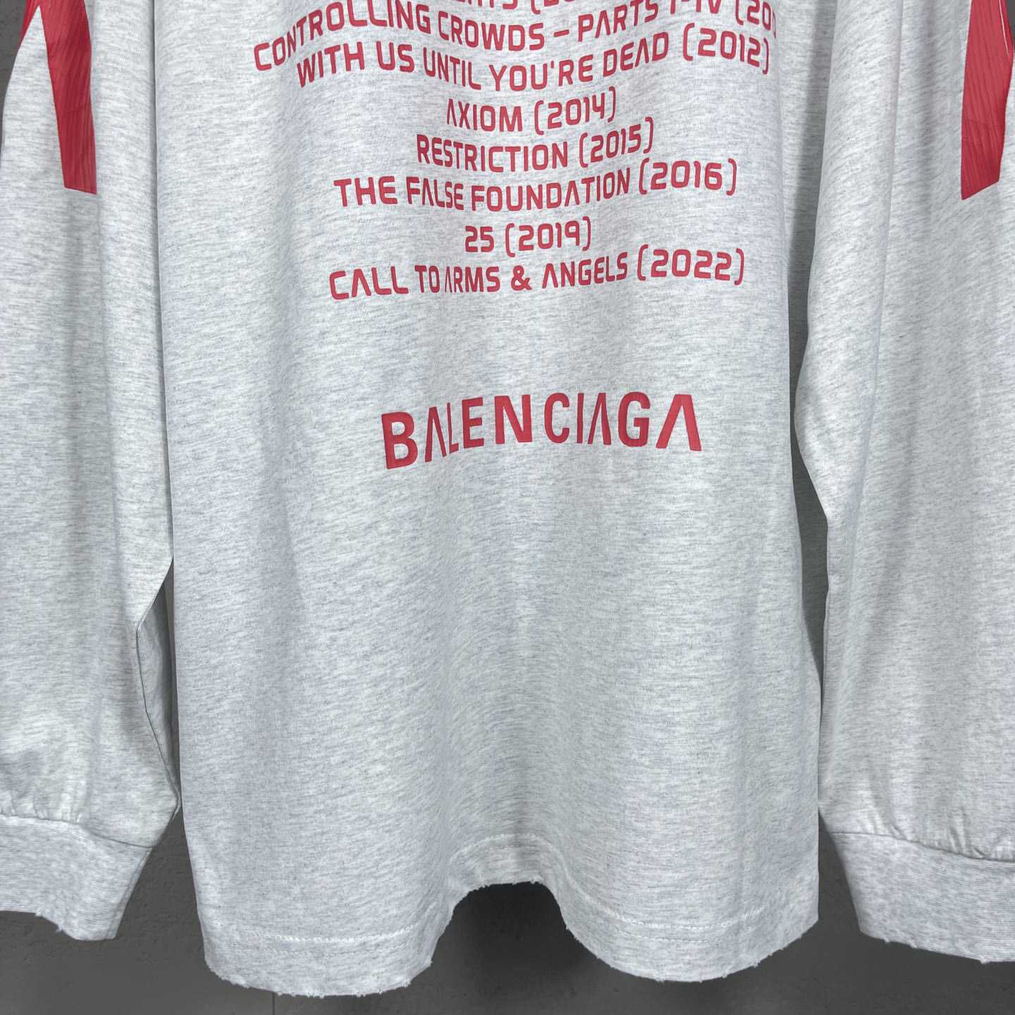 Balenciaga Music | Archive Series Connected Long Sleeve T-Shirt - DesignerGu