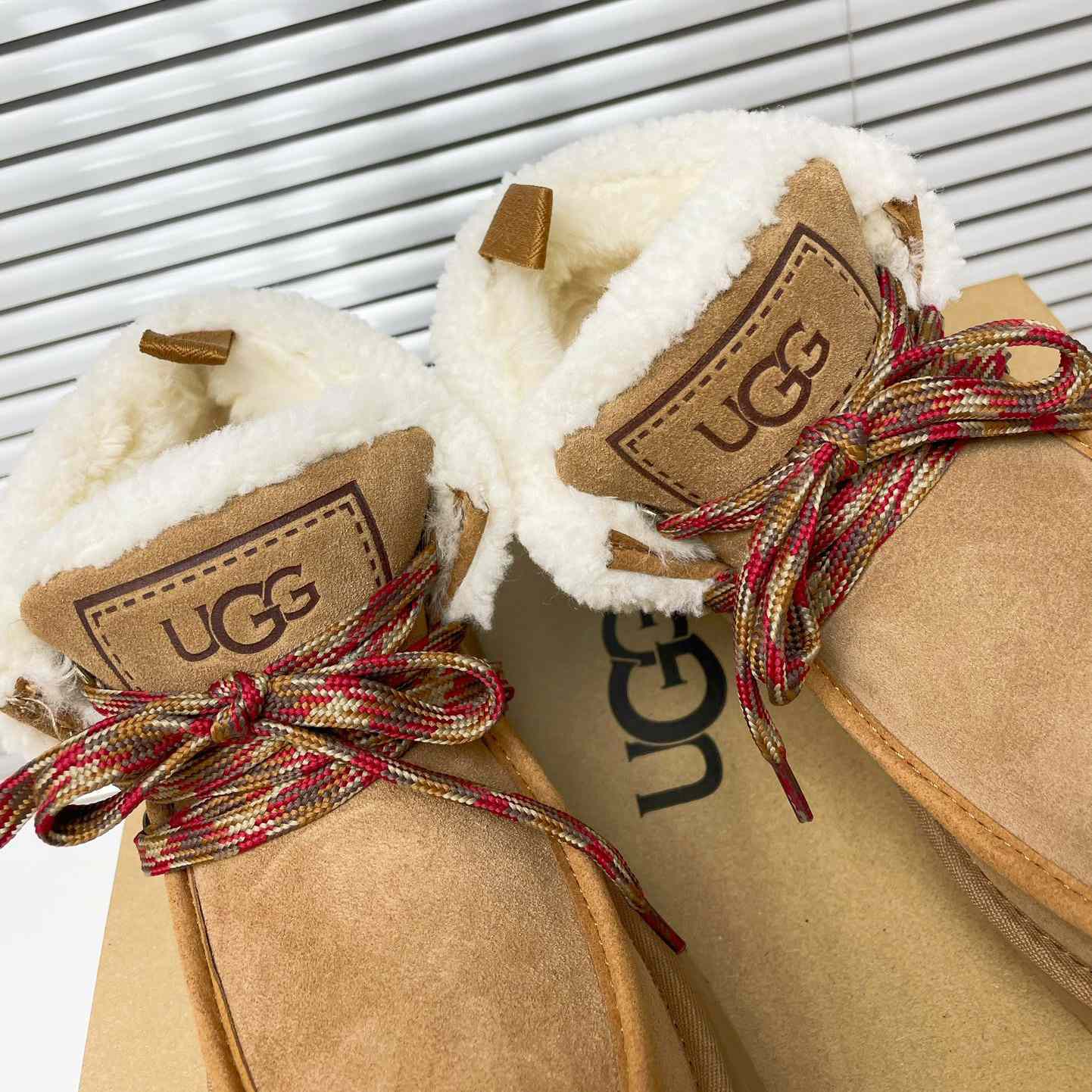 Ugg Funkarra Cabin Cuff Platform Boots - DesignerGu