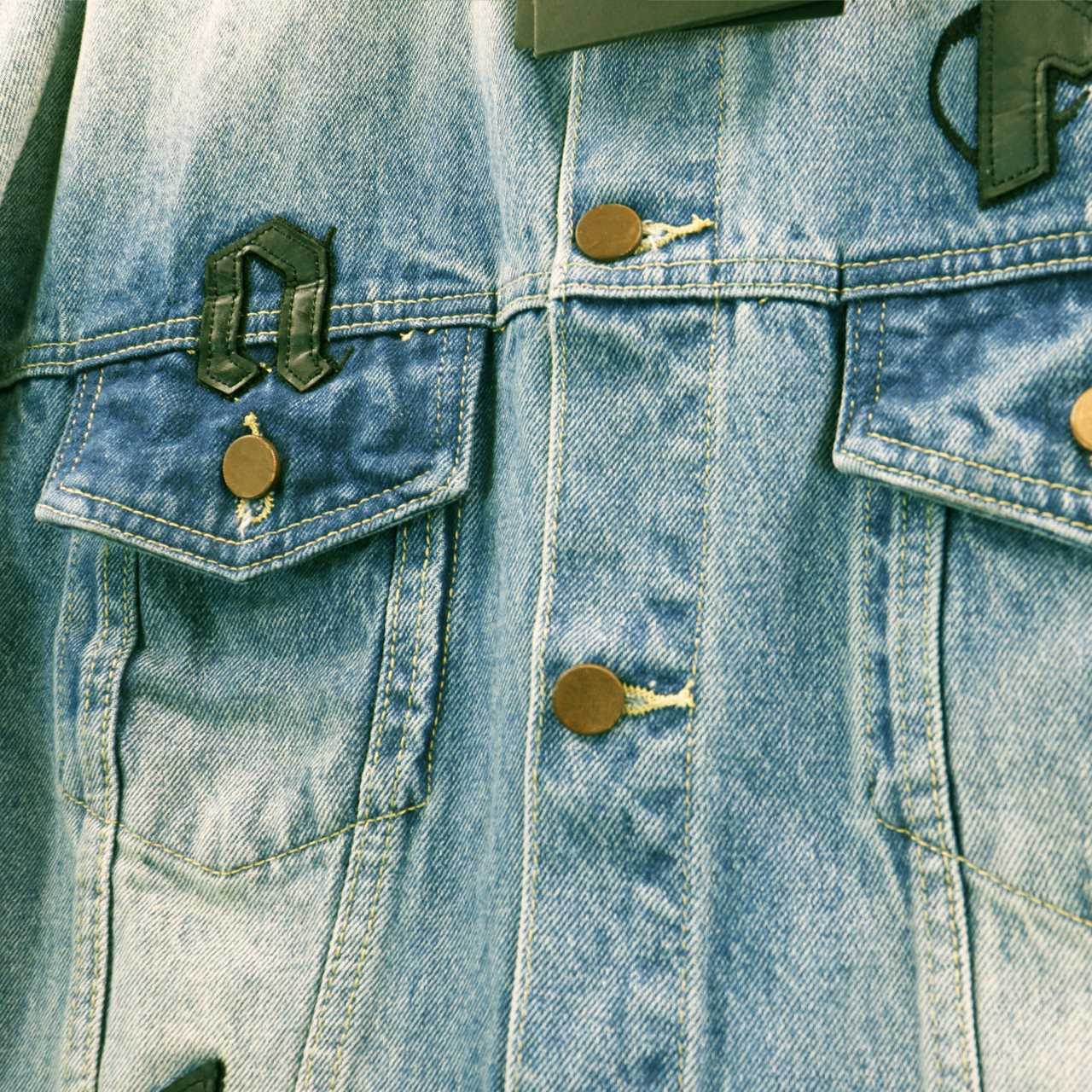  Palmangels Denim Jacket With Patches - DesignerGu