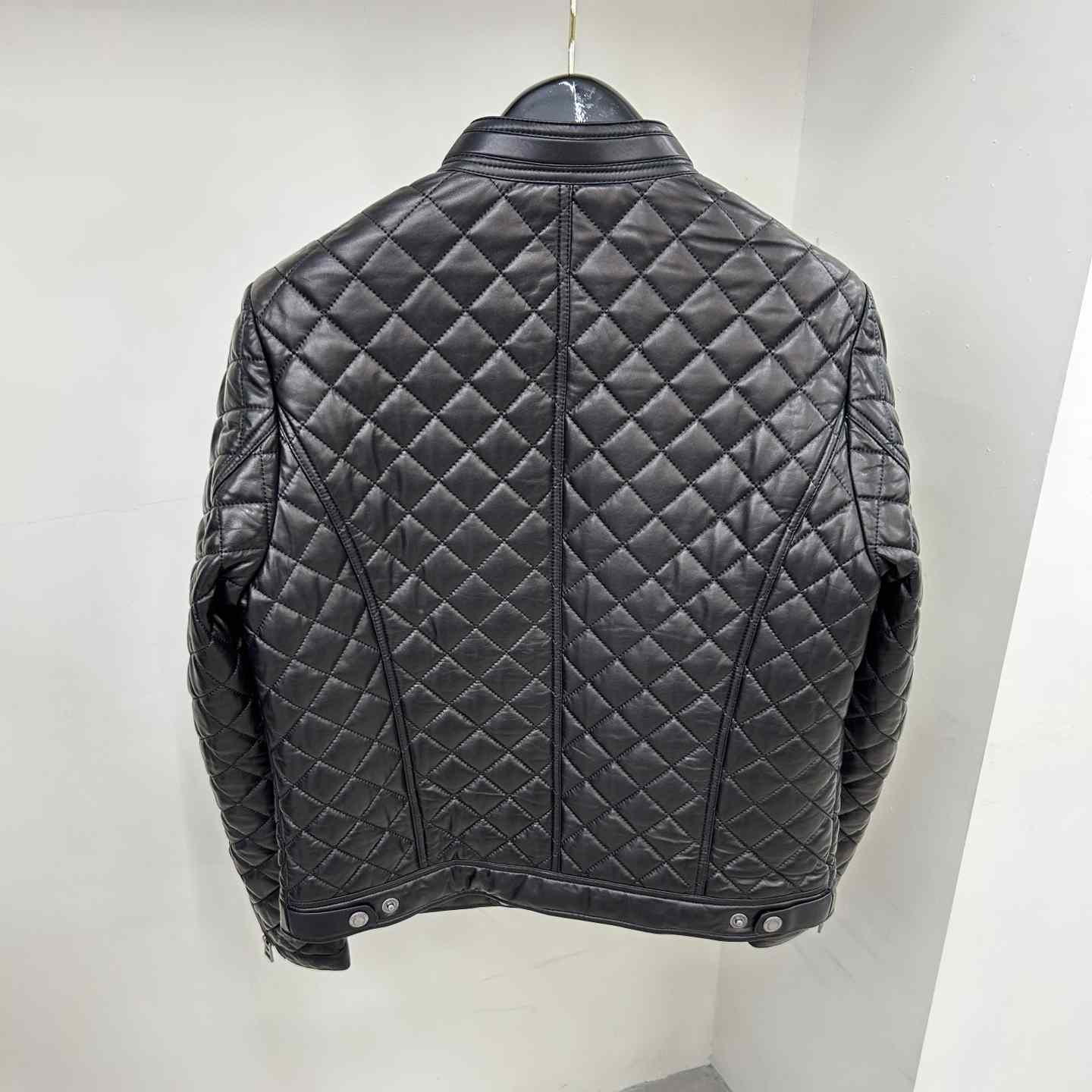 Dior Feather Nappa Quilted Cafe Racer - DesignerGu