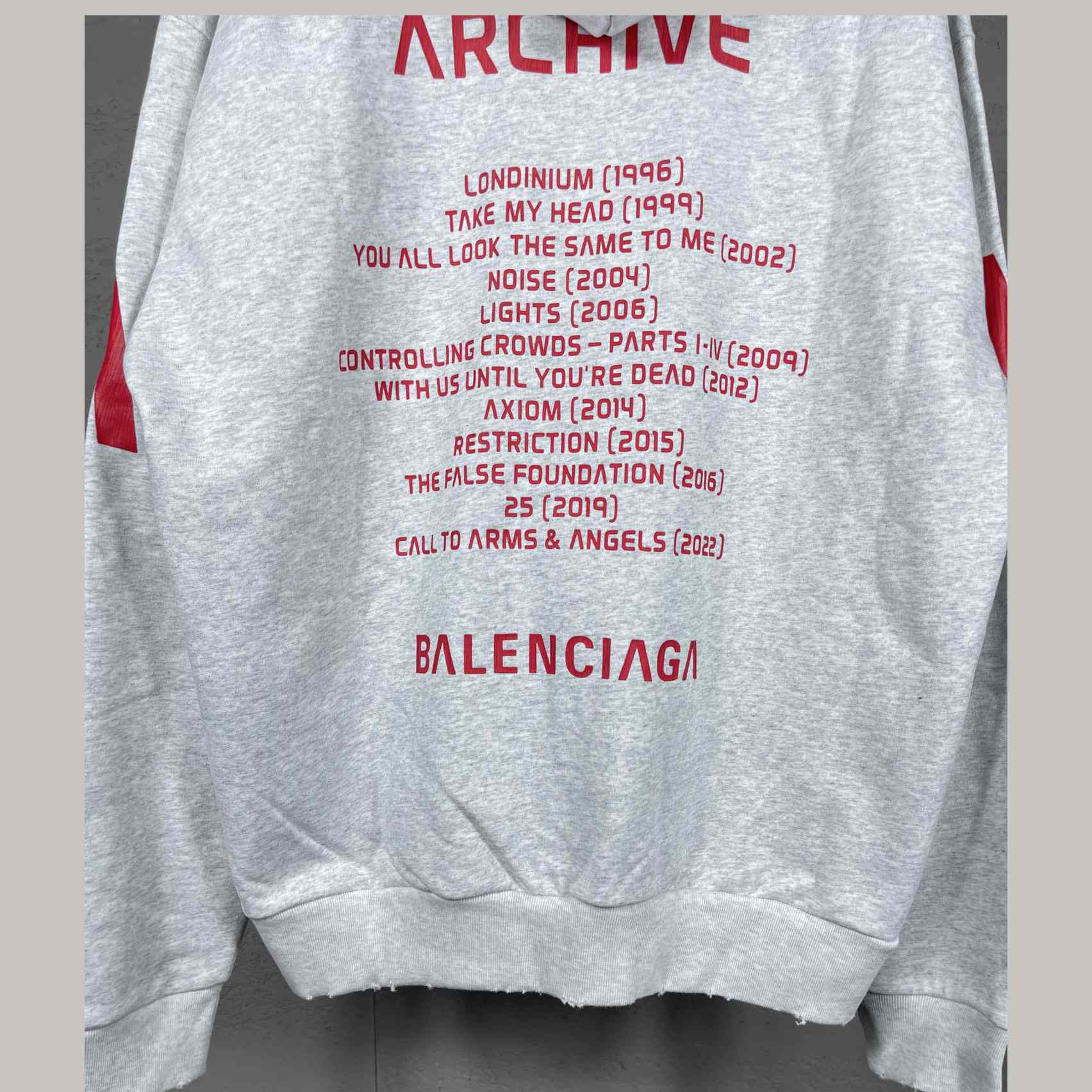 Balenciaga Music | Archive Series Connected Zip-Up Hoodie  - DesignerGu