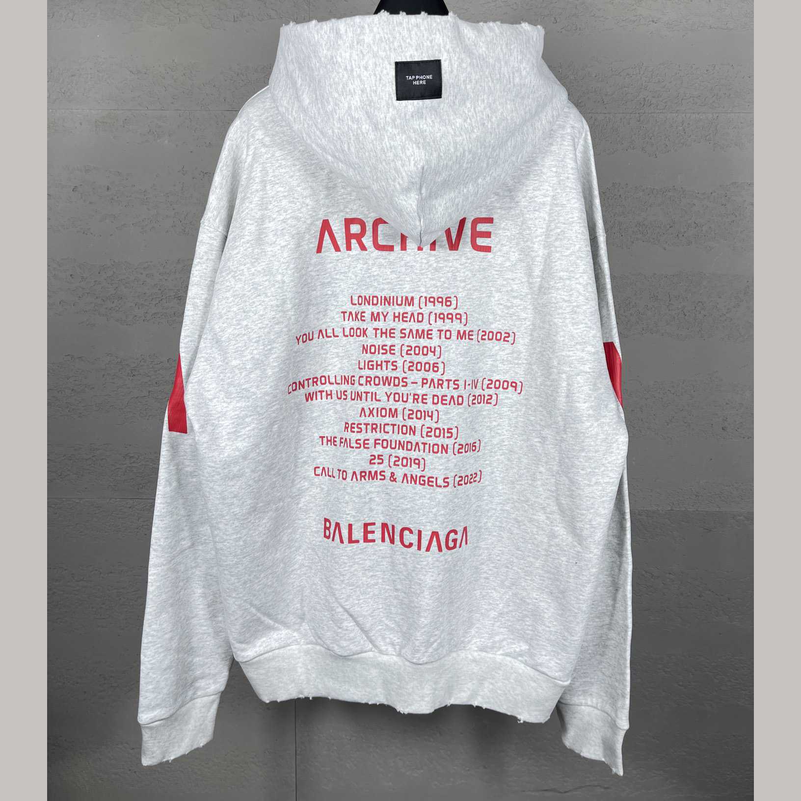 Balenciaga Music | Archive Series Connected Zip-Up Hoodie  - DesignerGu