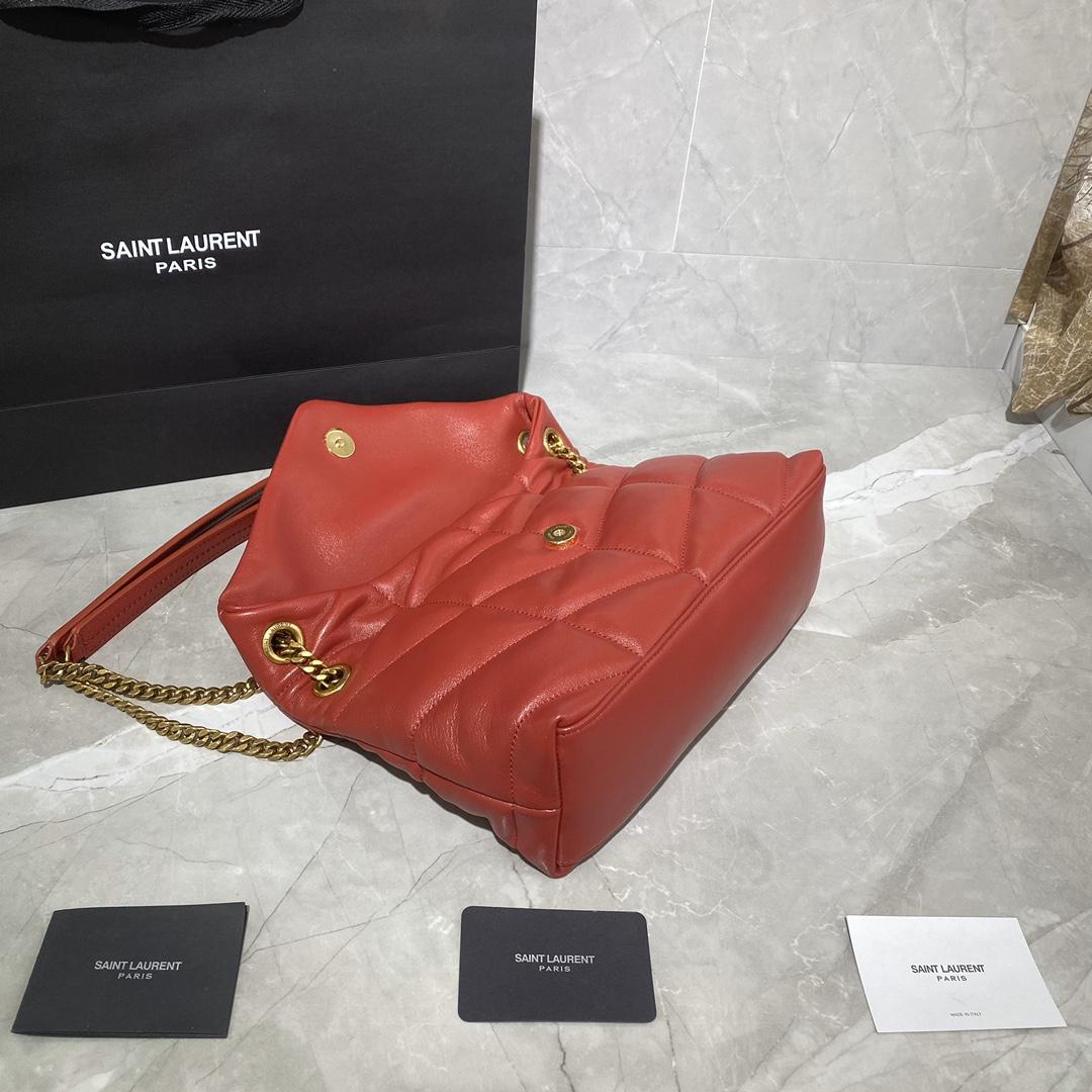 Saint Laurent Puffer Small In Nappa Leather (29x17x11cm) - DesignerGu