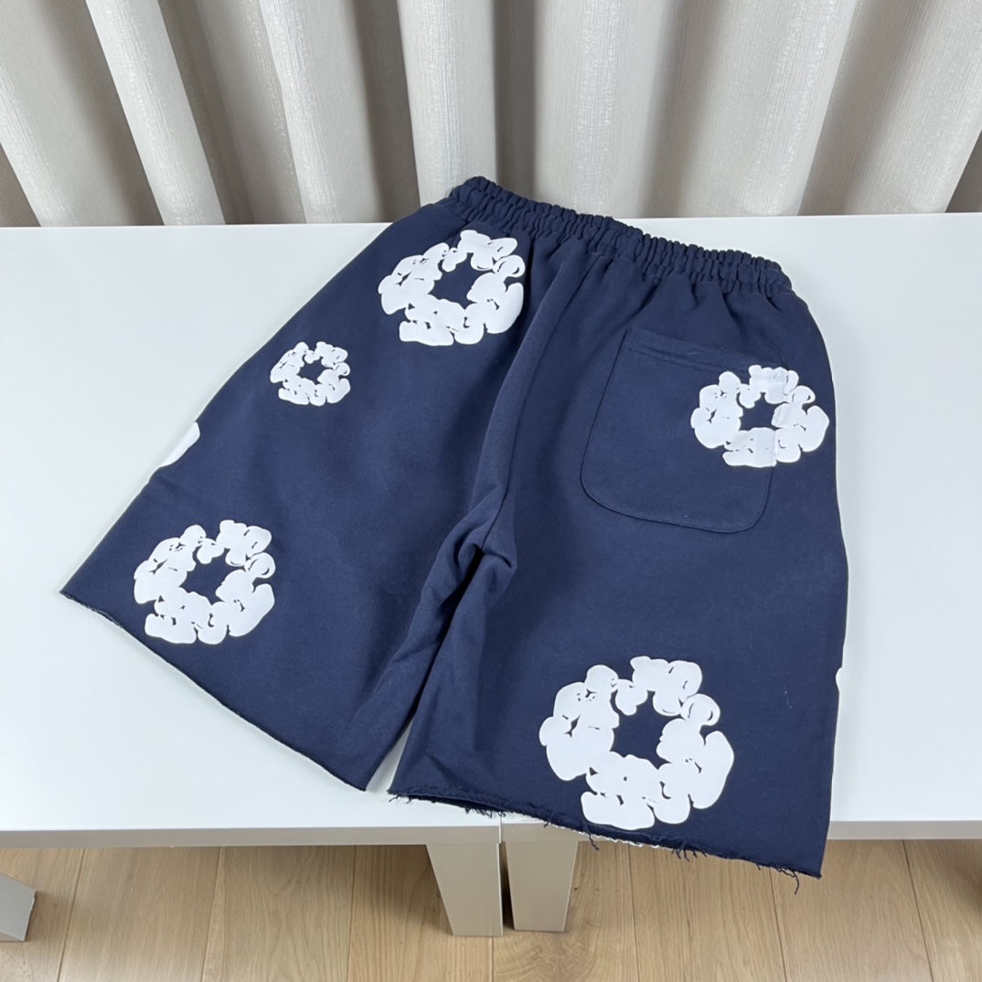 Ready Made x Denim Tears Cotton Wreath Sweat Shorts - DesignerGu