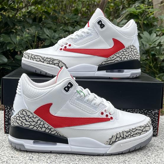 Air Jordan 3 “White Cement Reimagined” Basketball Shoes       CT8532-158  - DesignerGu