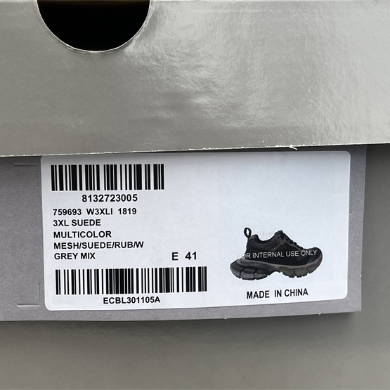 Balenciaga 3XL Sneaker In Dark Grey - DesignerGu