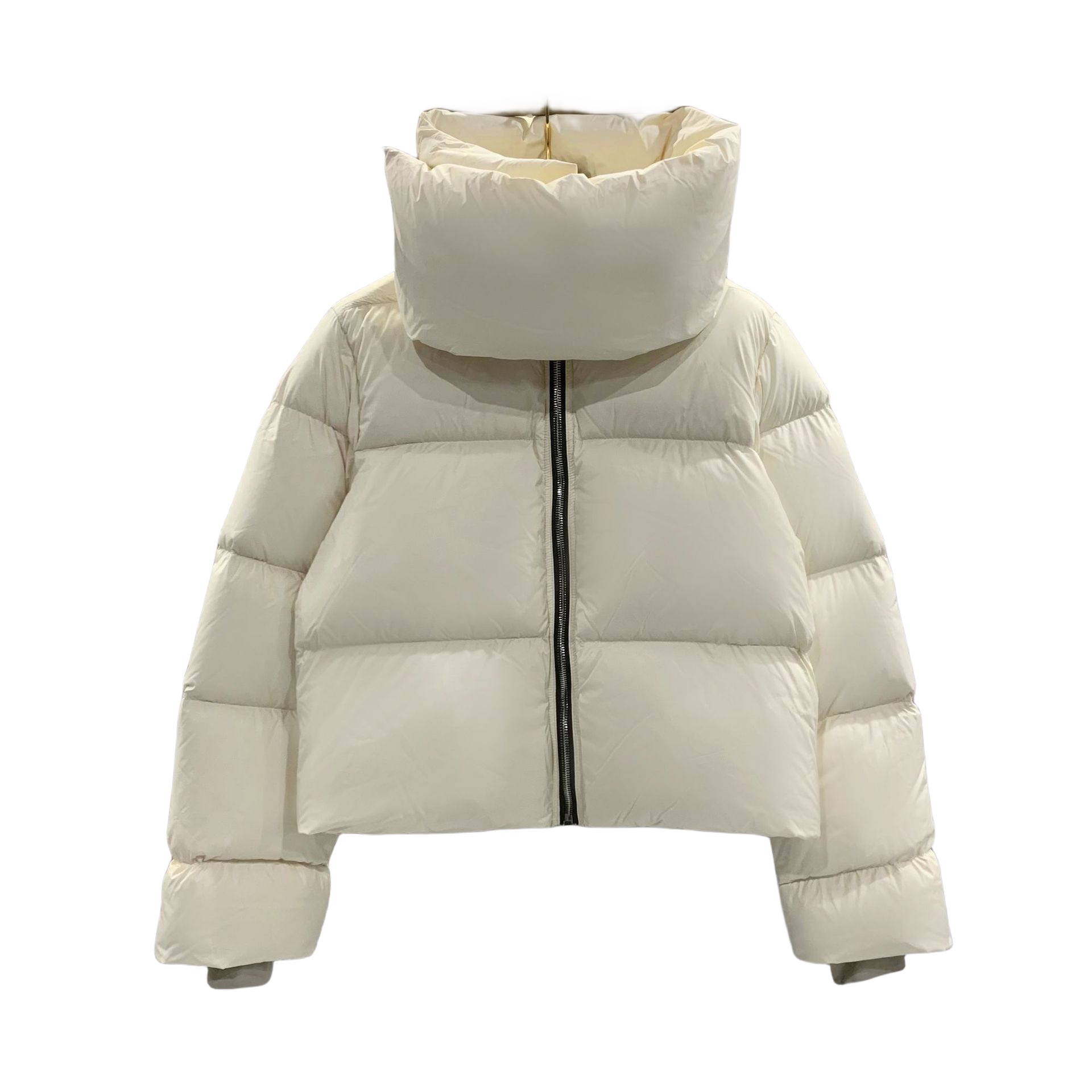 Rick Owens Short Nylon Down Jacket - DesignerGu