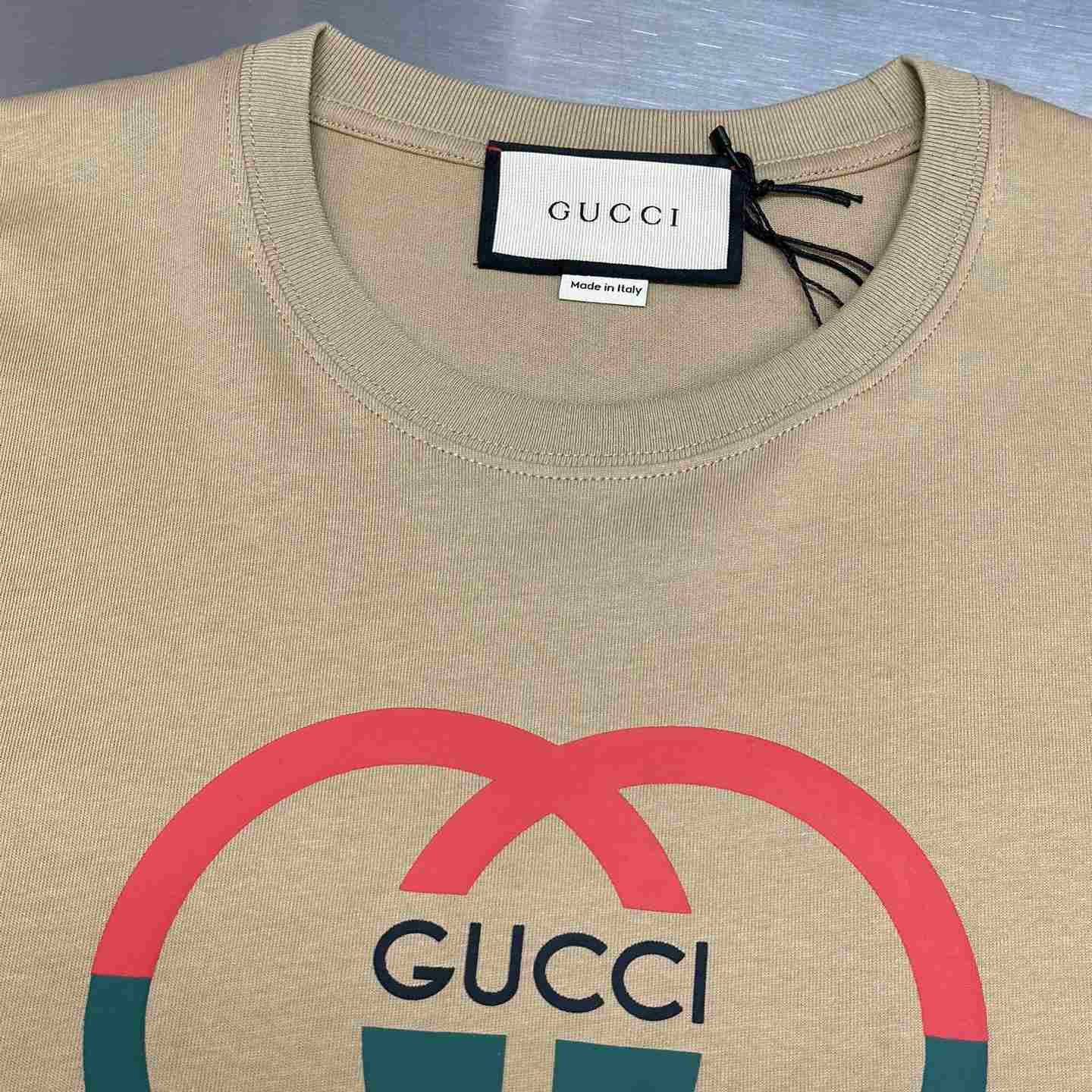 Gucci Cotton Jersey Printed T-shirt - DesignerGu